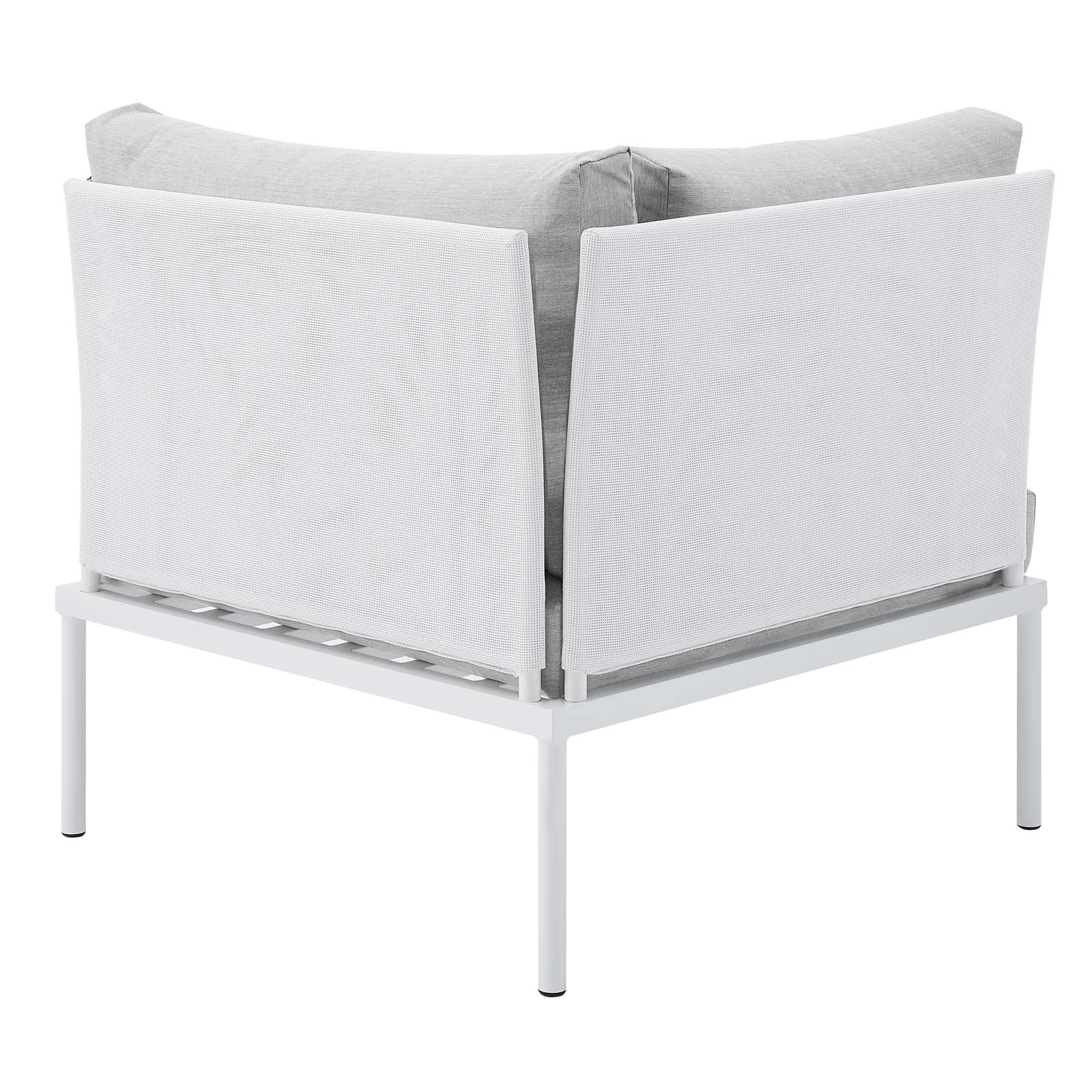 Harmony Sunbrella® Outdoor Patio All Mesh Corner Chair-Outdoor Chair-Modway-Wall2Wall Furnishings