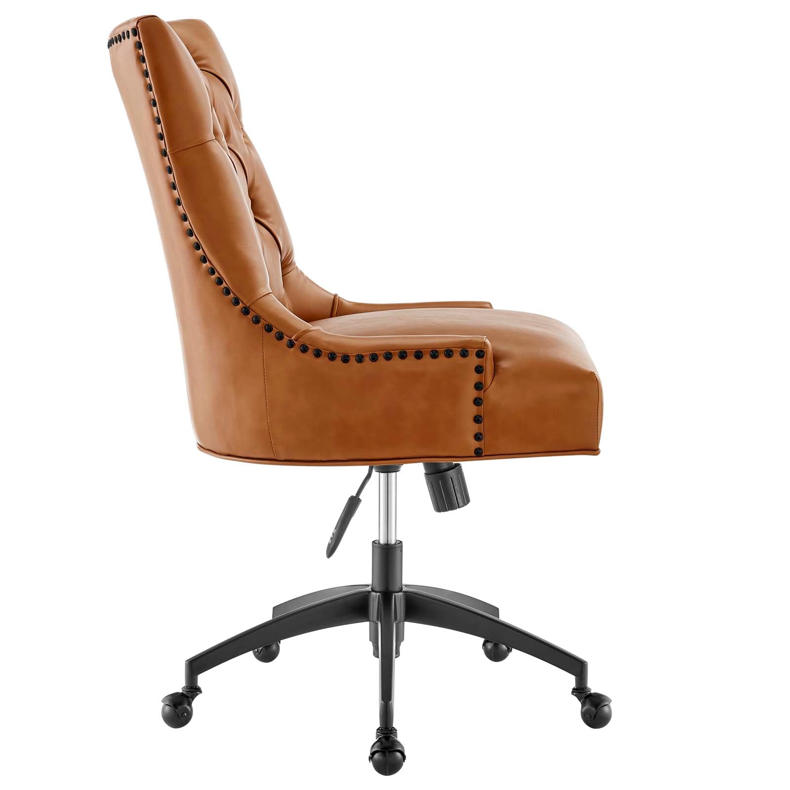 Regent Tufted Vegan Leather Office Chair-Desk Chair-Modway-Wall2Wall Furnishings