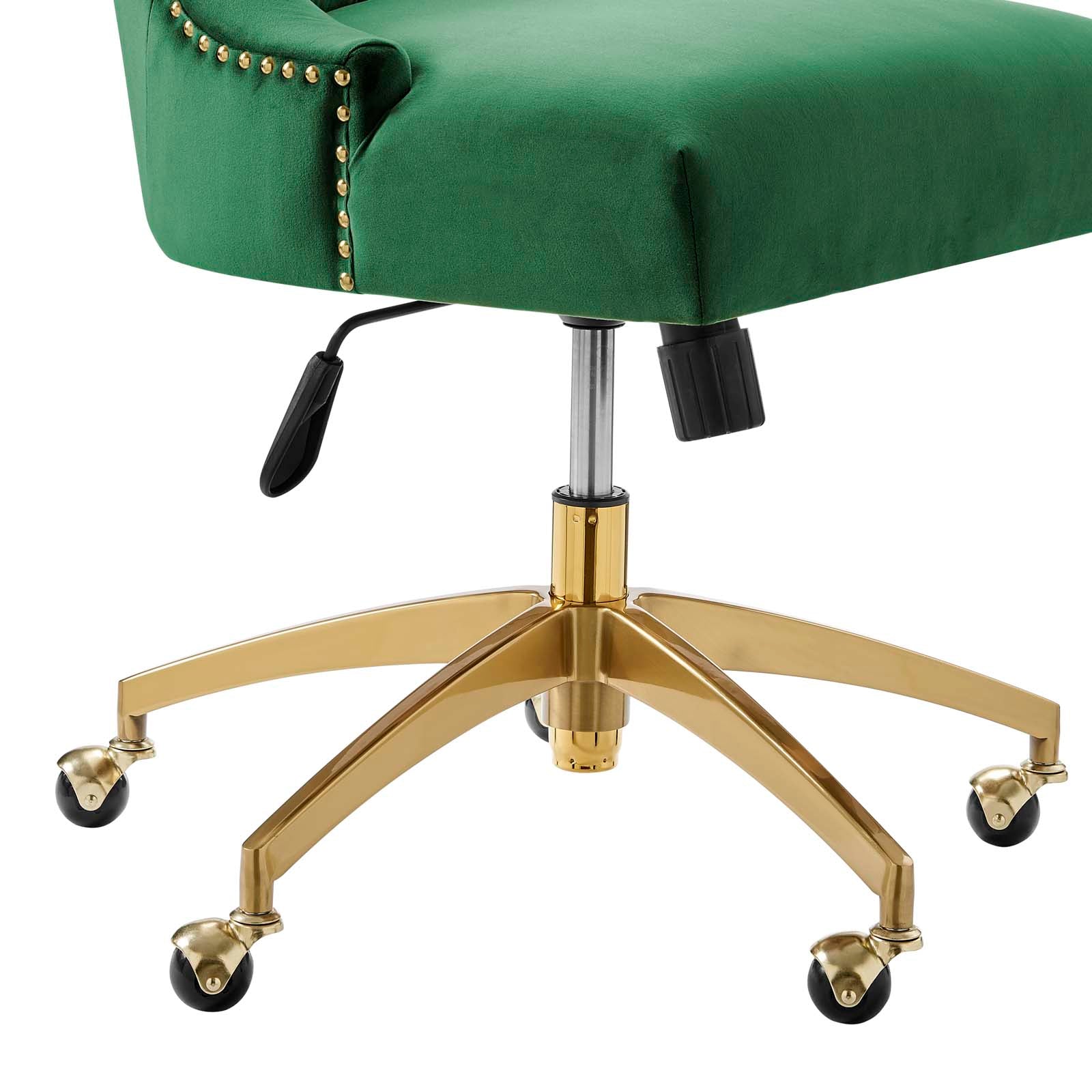 Empower Channel Tufted Performance Velvet Office Chair-Desk Chair-Modway-Wall2Wall Furnishings
