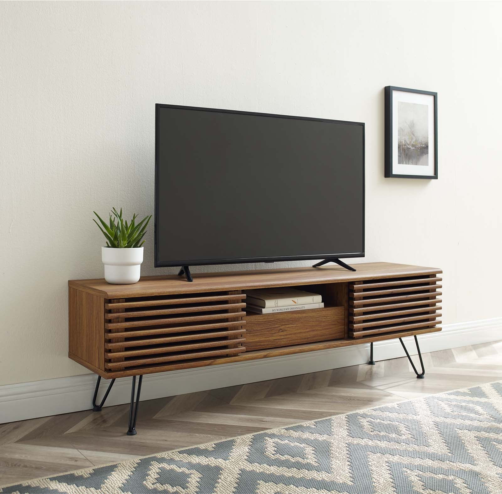 Render 59" Media Console TV Stand-TV Stand-Modway-Wall2Wall Furnishings