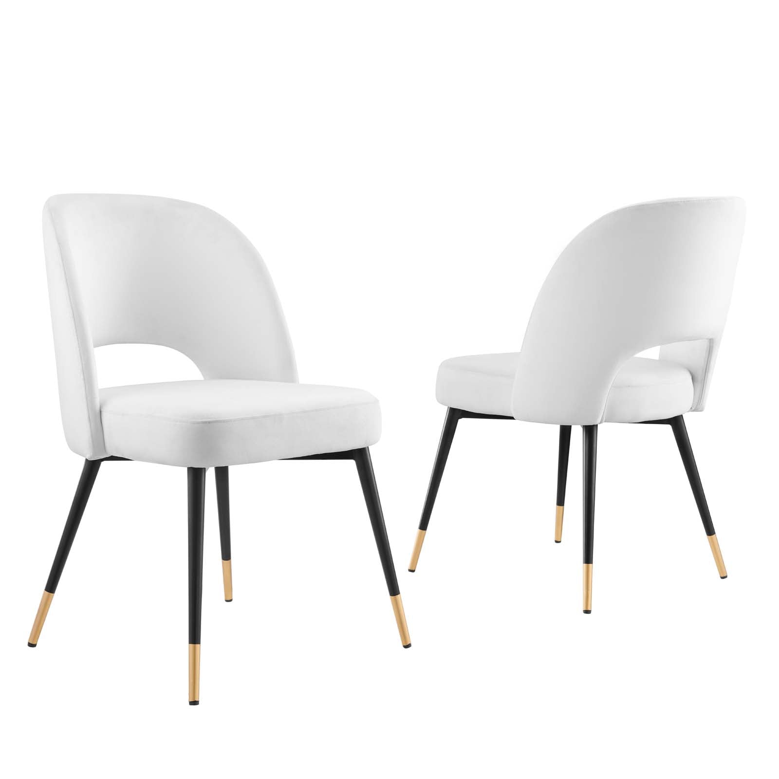 Rouse Performance Velvet Dining Side Chairs - Set of 2-Dining Chair-Modway-Wall2Wall Furnishings