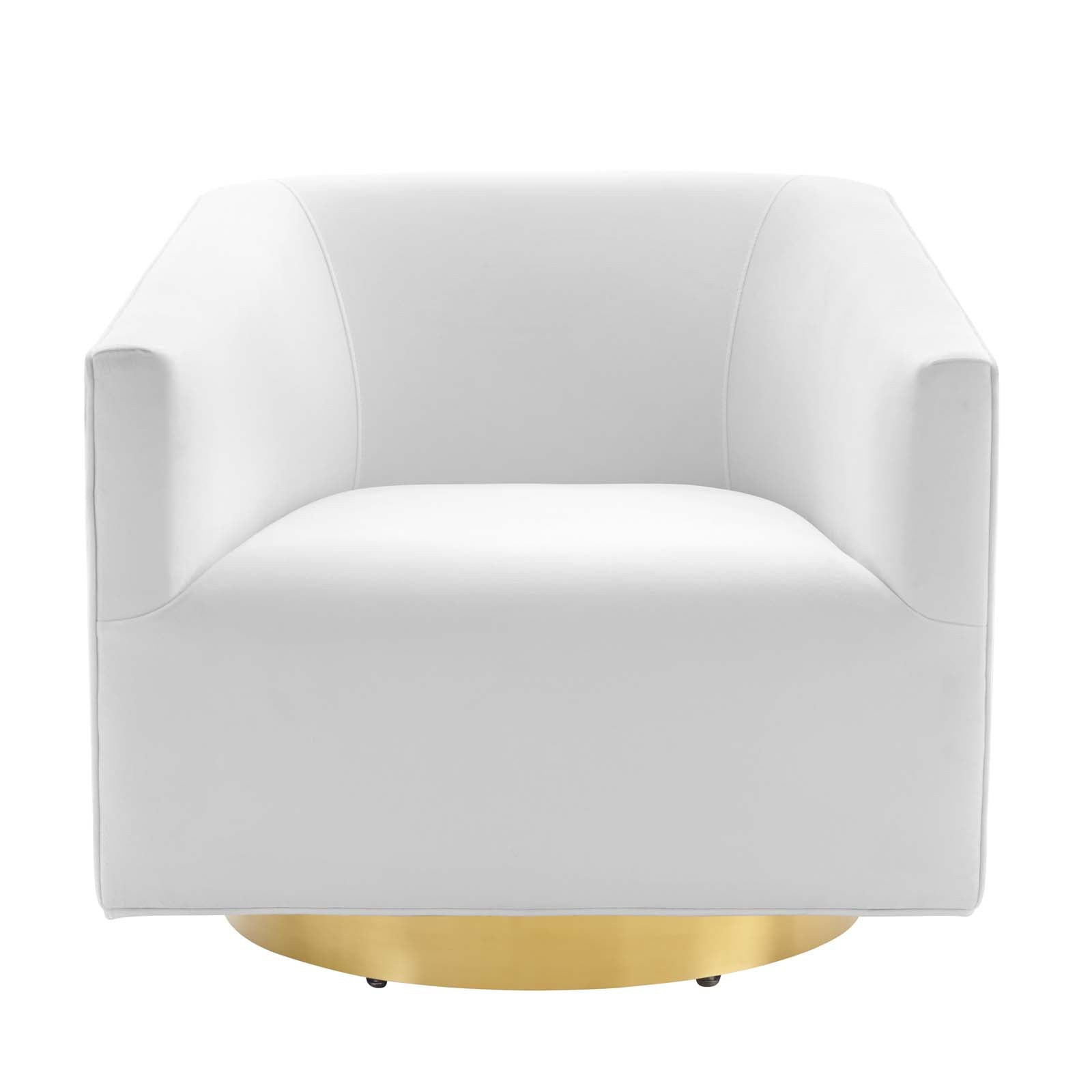 Twist Accent Lounge Performance Velvet Swivel Chair-Chair-Modway-Wall2Wall Furnishings