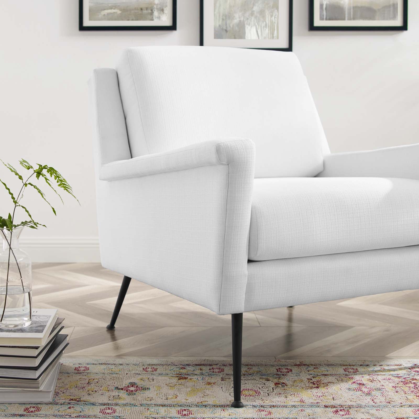 Chesapeake Fabric Armchair-Armchair-Modway-Wall2Wall Furnishings