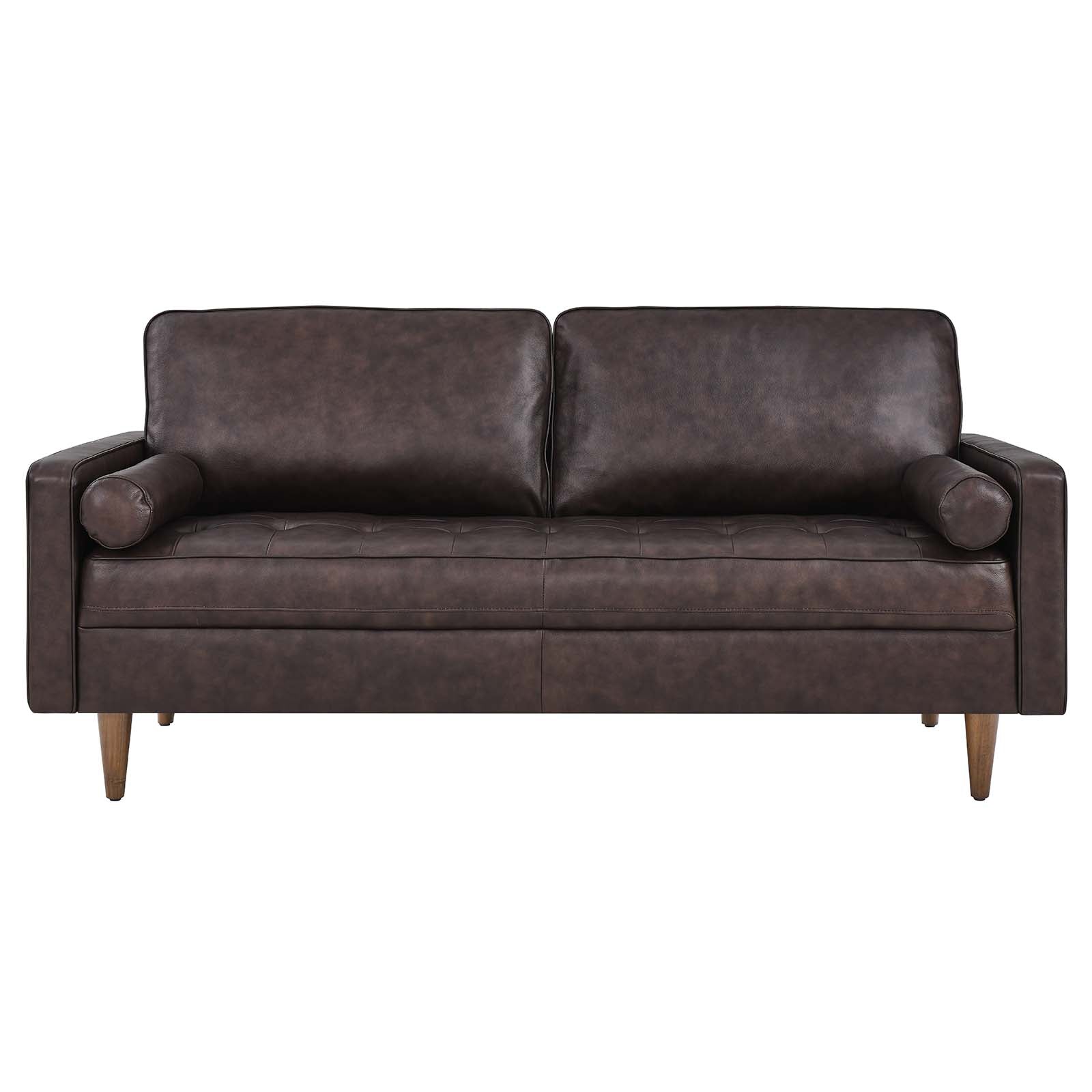 Valour Leather Sofa-Sofa-Modway-Wall2Wall Furnishings