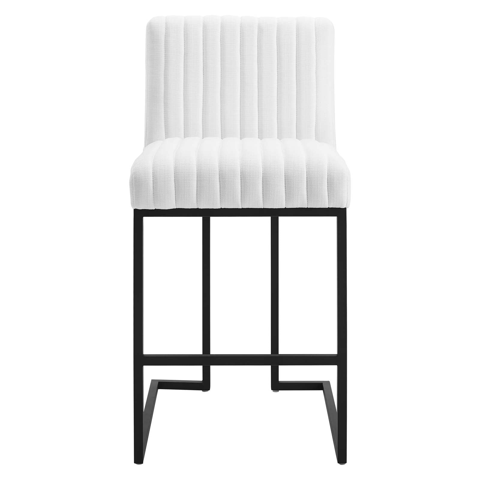Indulge Channel Tufted Fabric Counter Stool-Counter Stool-Modway-Wall2Wall Furnishings