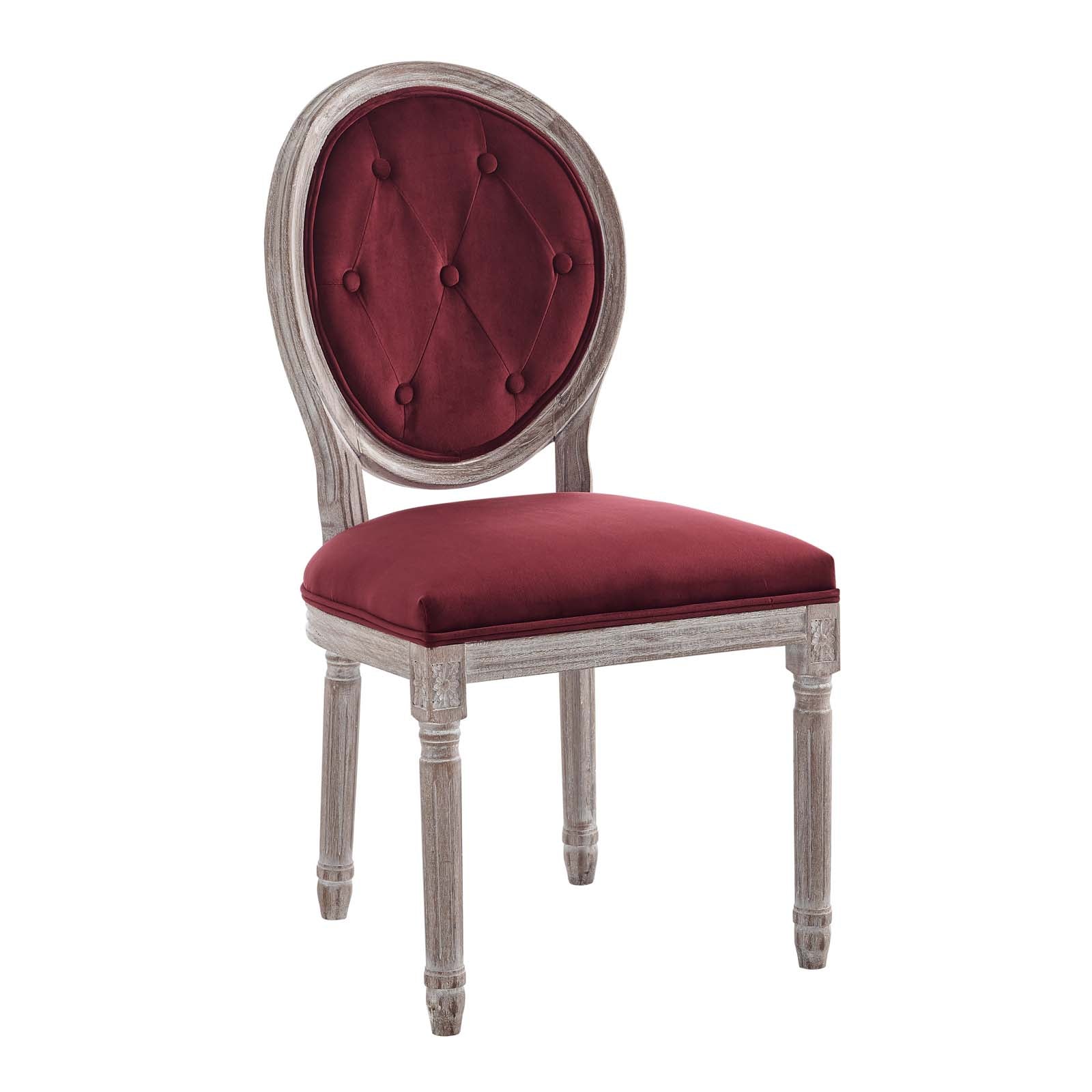 Arise Vintage French Performance Velvet Dining Side Chair-Dining Chair-Modway-Wall2Wall Furnishings
