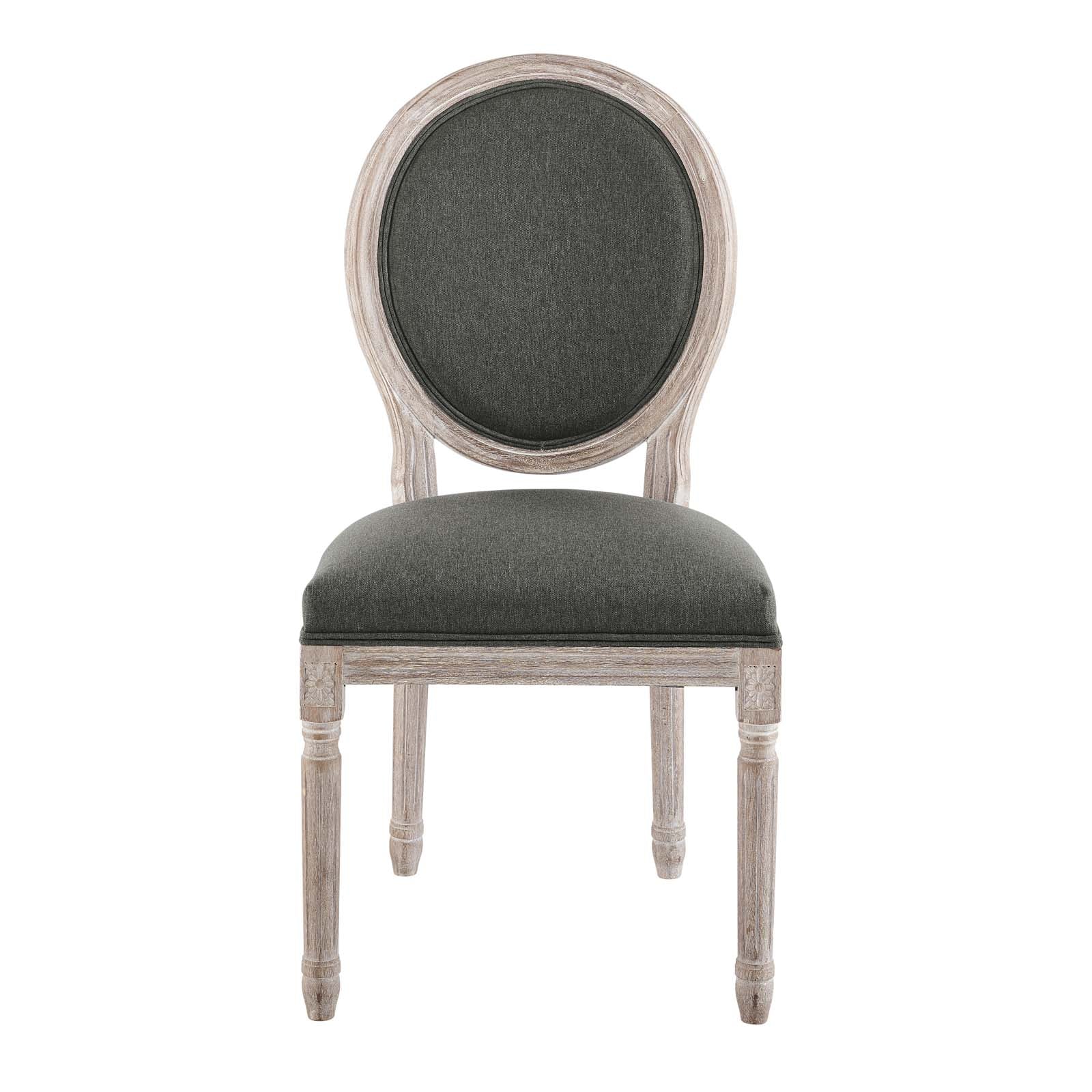 Emanate Vintage French Upholstered Fabric Dining Side Chair-Dining Chair-Modway-Wall2Wall Furnishings