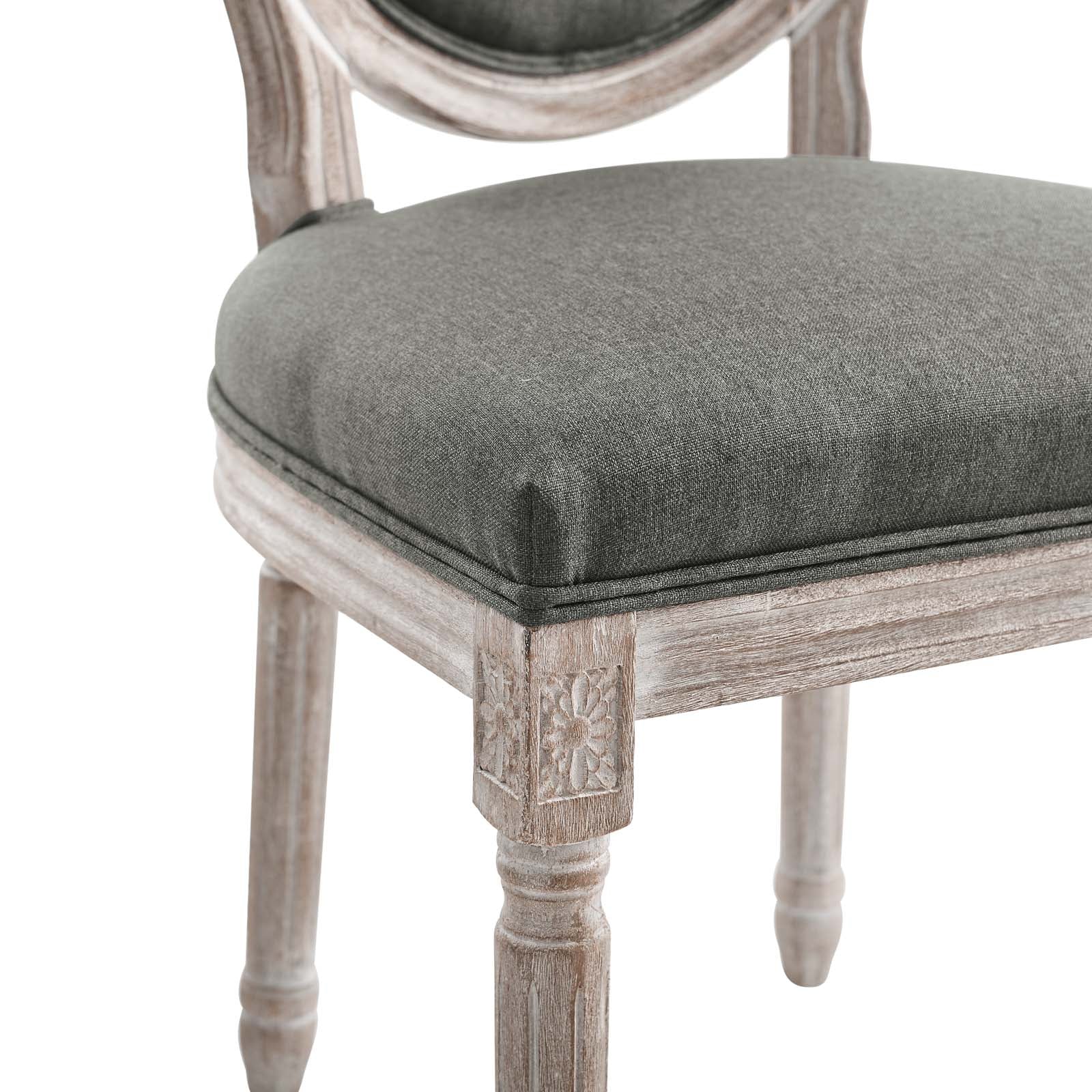 Emanate Vintage French Upholstered Fabric Dining Side Chair-Dining Chair-Modway-Wall2Wall Furnishings