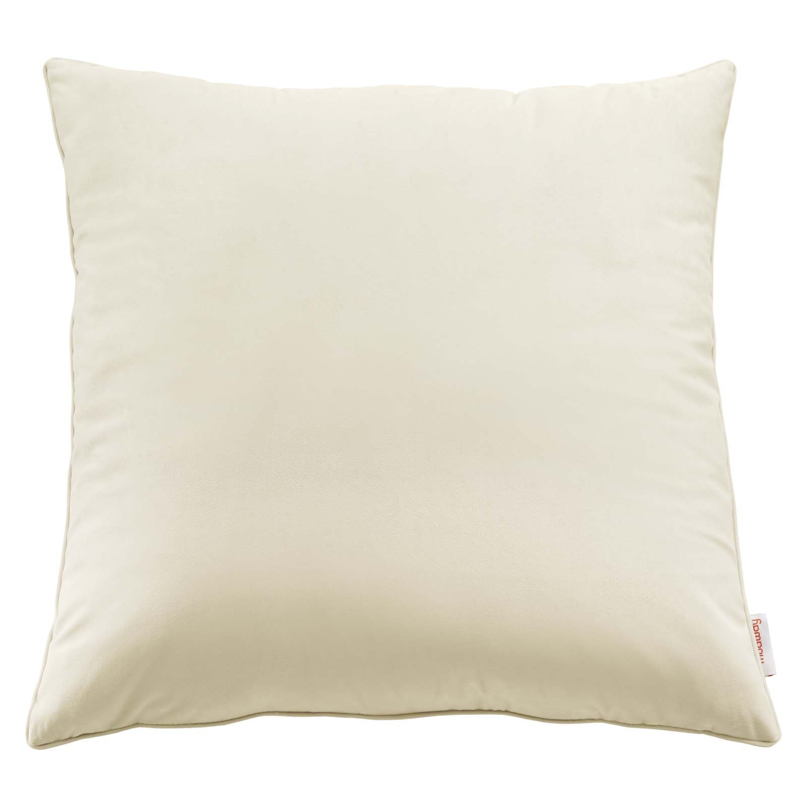 Enhance 24" Performance Velvet Throw Pillow-Pillow-Modway-Wall2Wall Furnishings