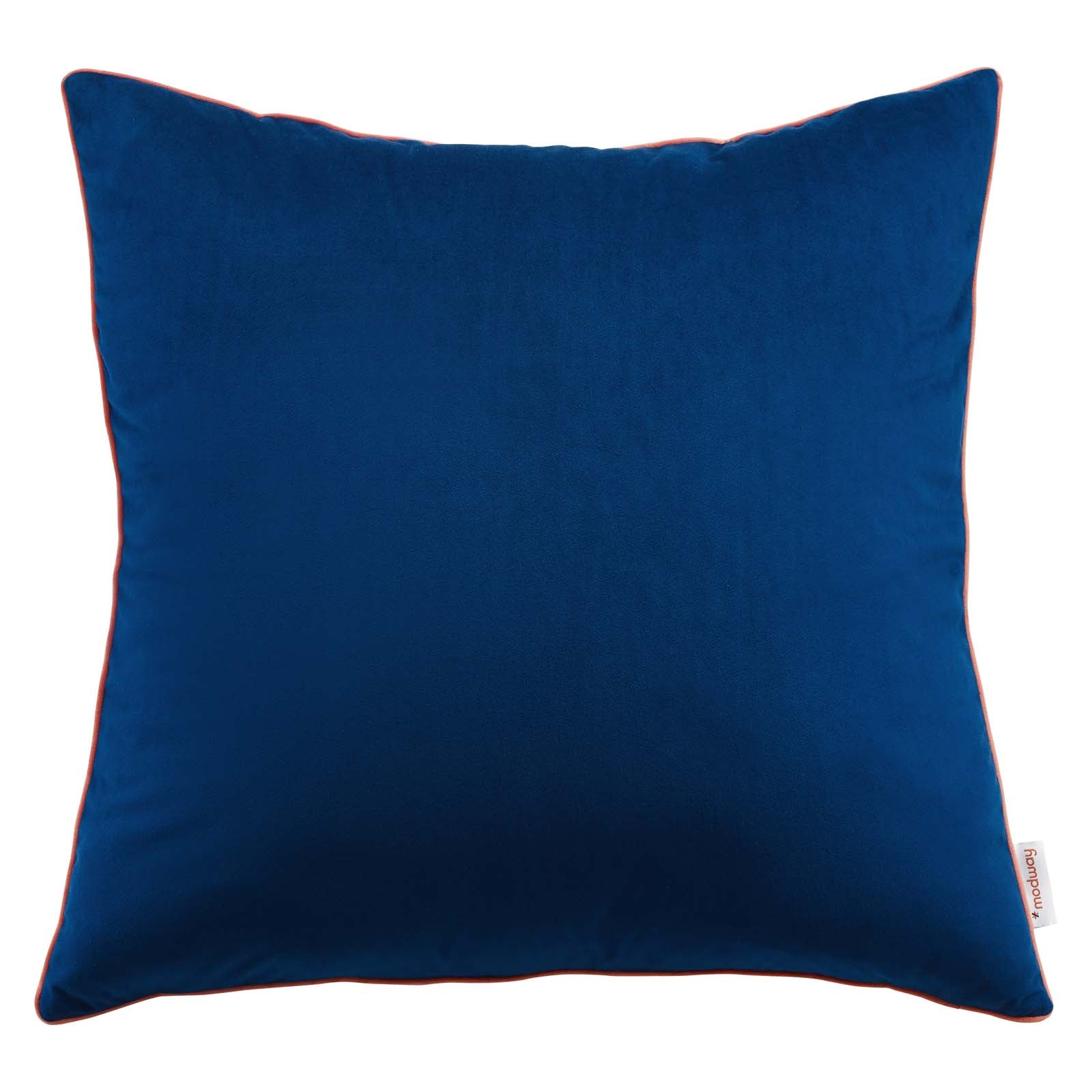 Accentuate 24" Performance Velvet Throw Pillow-Pillow-Modway-Wall2Wall Furnishings