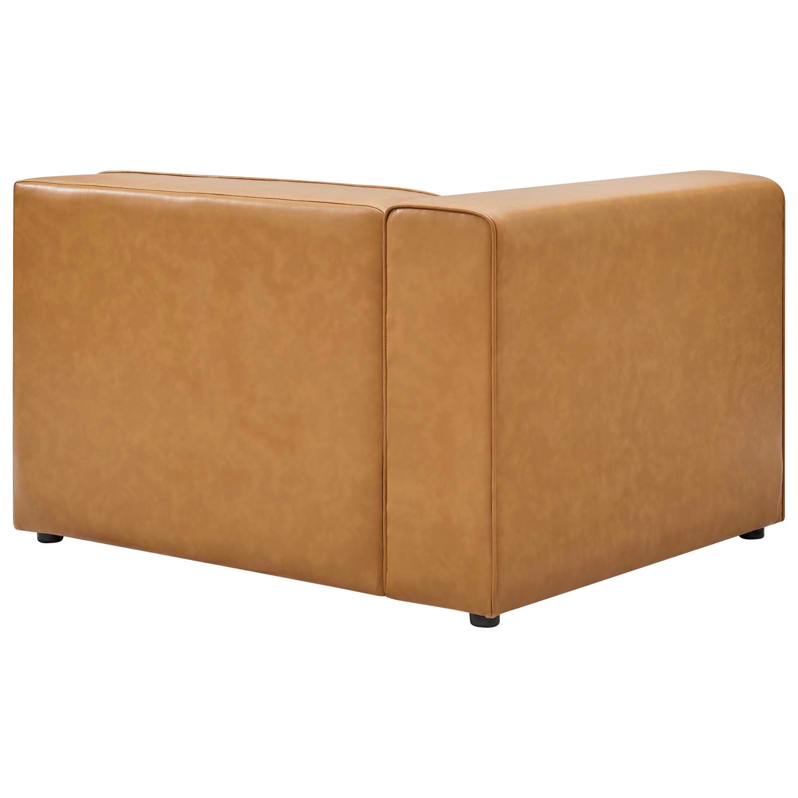 Mingle Vegan Leather 4-Piece Sectional Sofa-Sofa-Modway-Wall2Wall Furnishings