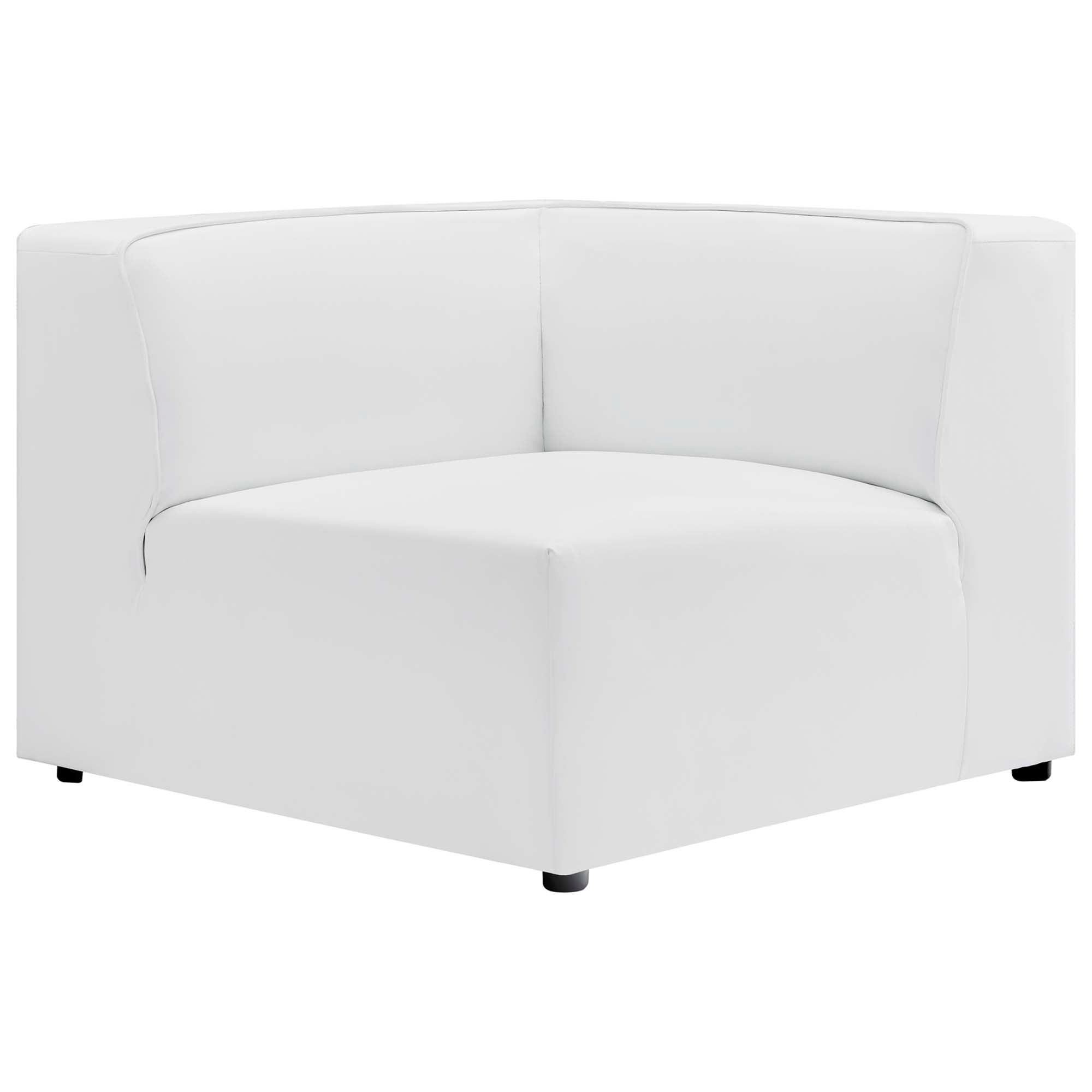 Mingle 7-Piece Vegan Leather Sectional Sofa