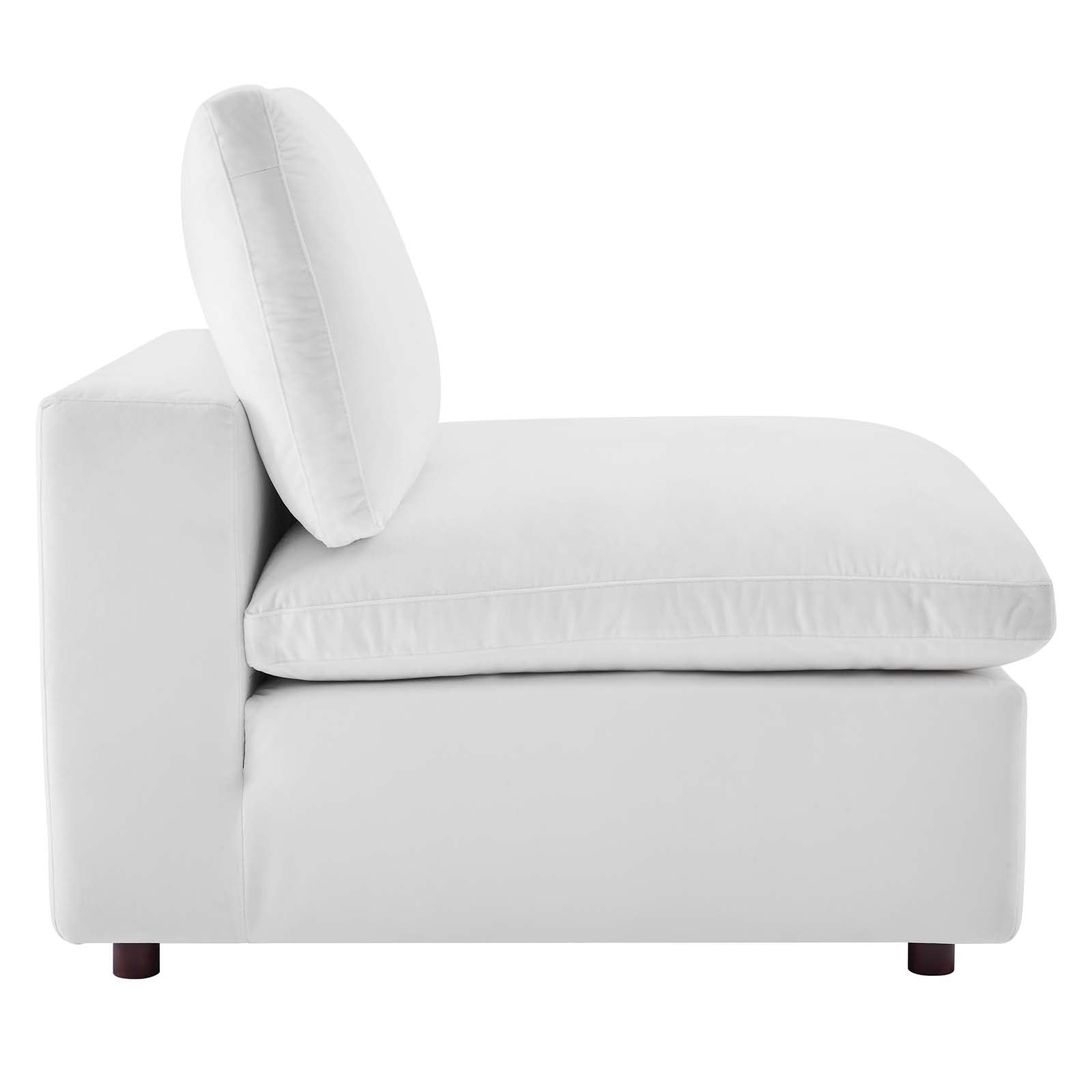 Commix Down Filled Overstuffed Performance Velvet 4-Seater Sofa-Sofa-Modway-Wall2Wall Furnishings
