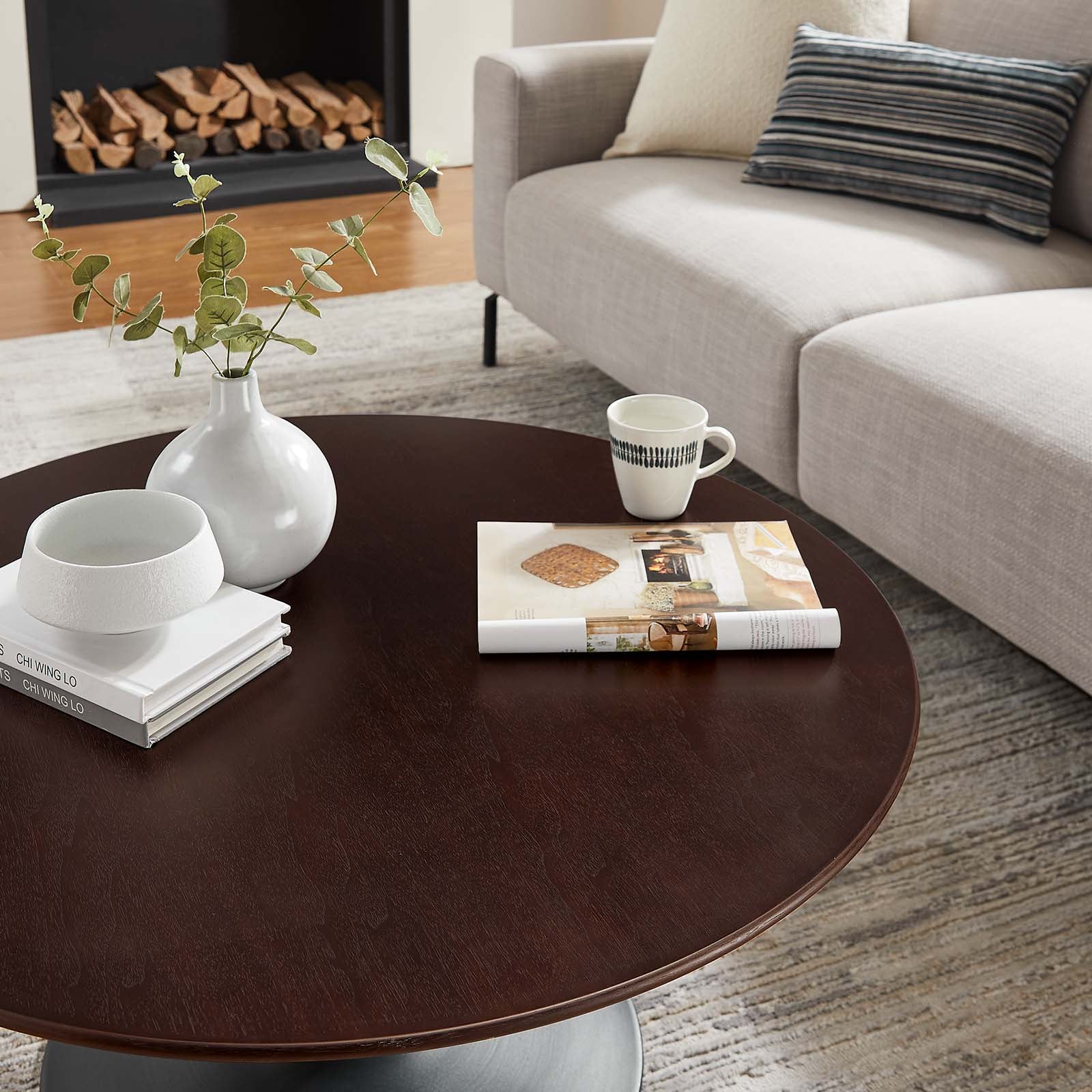 Lippa 36" Wood Coffee Table-Coffee Table-Modway-Wall2Wall Furnishings
