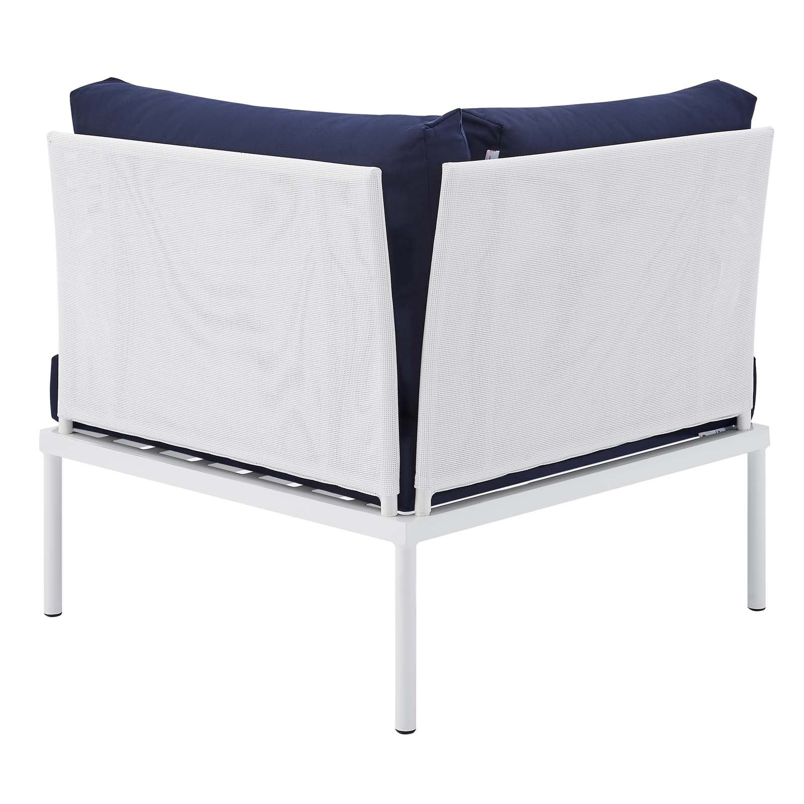 Harmony 6-Piece Sunbrella® Outdoor Patio Aluminum Seating Set-Outdoor Set-Modway-Wall2Wall Furnishings