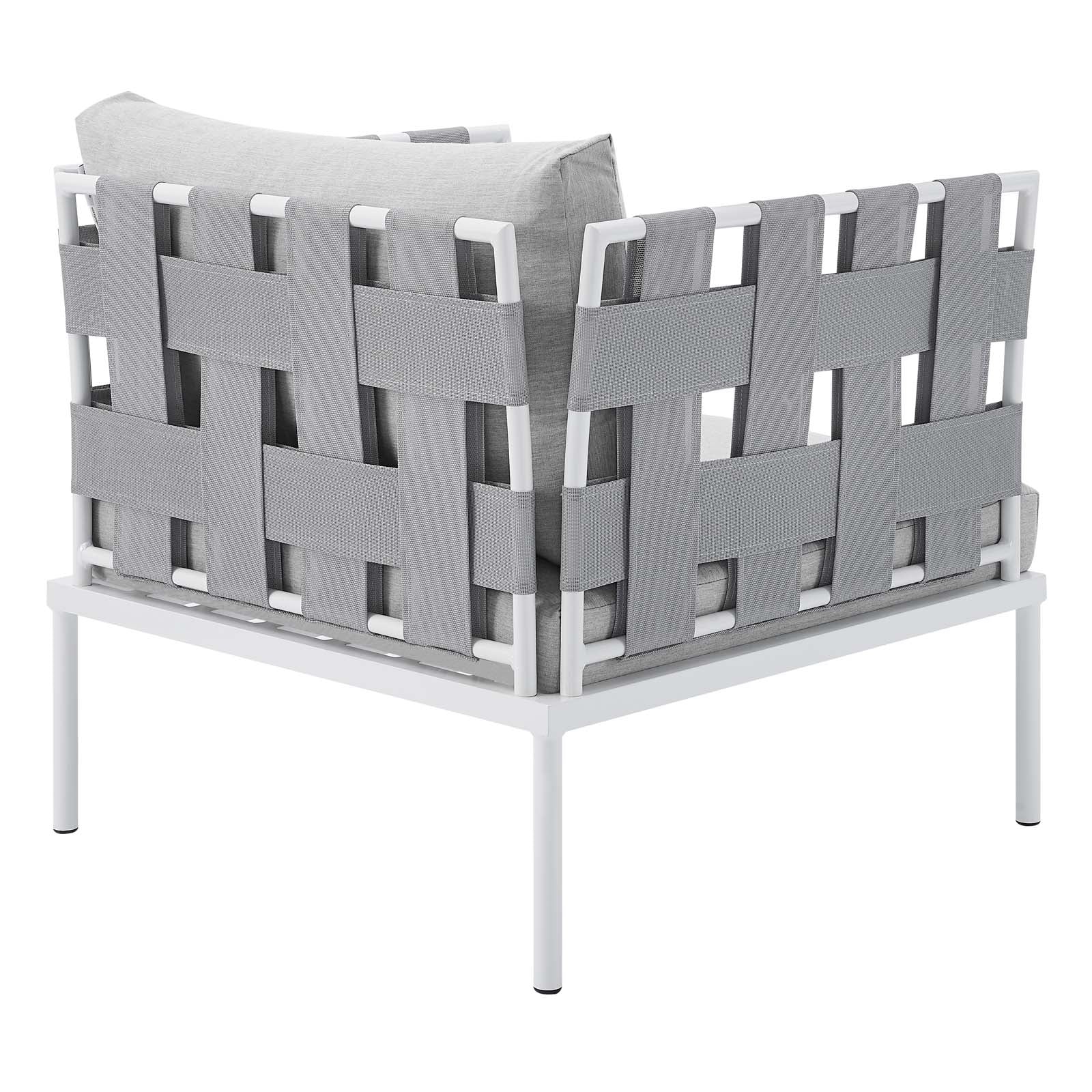 Harmony 7-Piece Sunbrella® Outdoor Patio Aluminum Sectional Sofa Set-Outdoor Set-Modway-Wall2Wall Furnishings