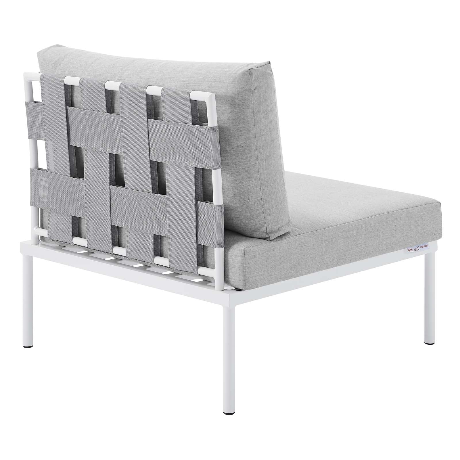 Harmony 8-Piece Sunbrella® Outdoor Patio All Mesh Sectional Sofa Set-Outdoor Set-Modway-Wall2Wall Furnishings