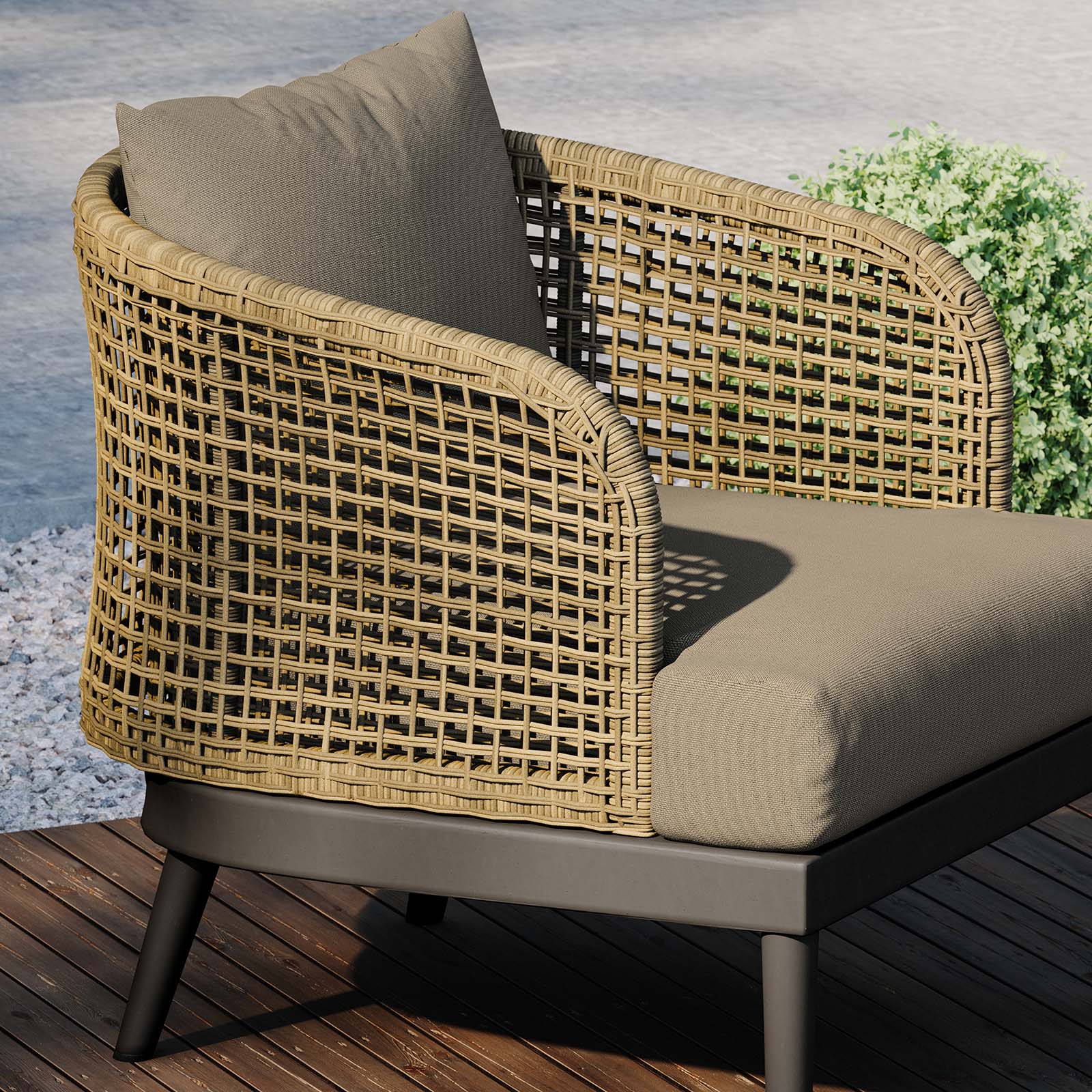 Meadow Outdoor Patio Armchair-Outdoor Chair-Modway-Wall2Wall Furnishings