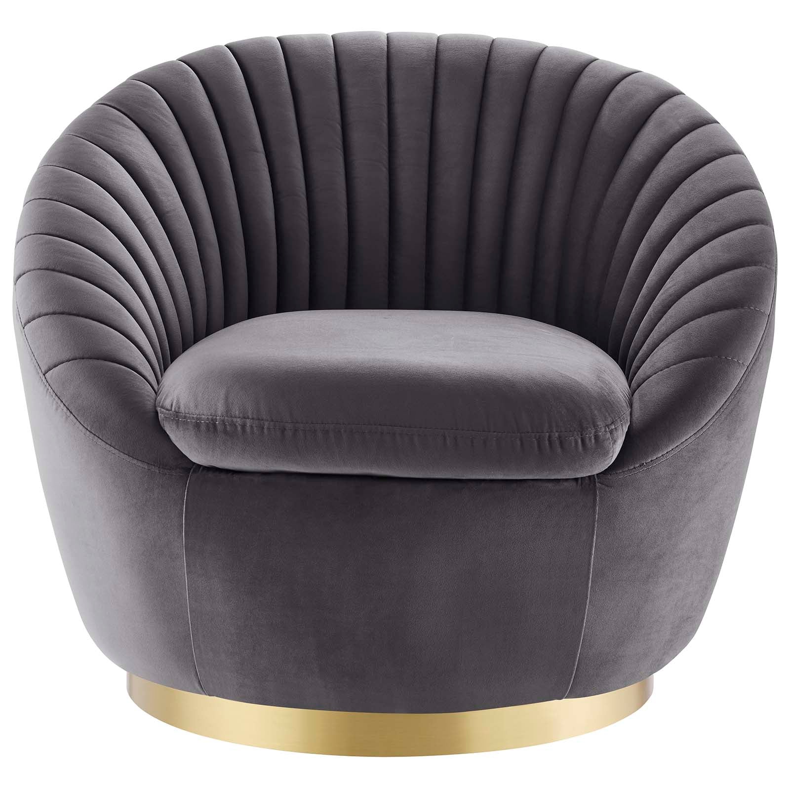 Whirr Tufted Performance Velvet Swivel Chair-Chair-Modway-Wall2Wall Furnishings