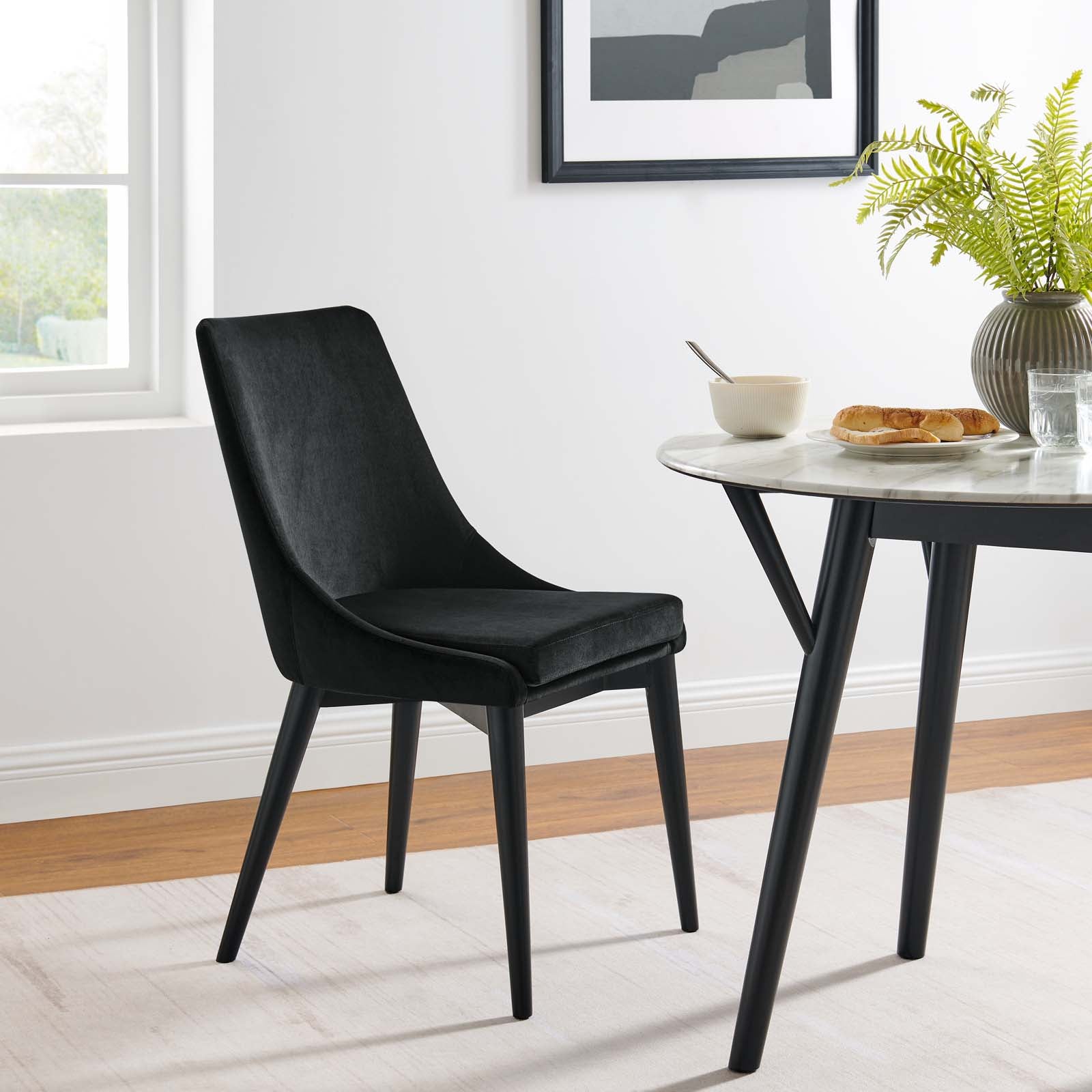 Viscount Performance Velvet Dining Chair-Dining Chair-Modway-Wall2Wall Furnishings