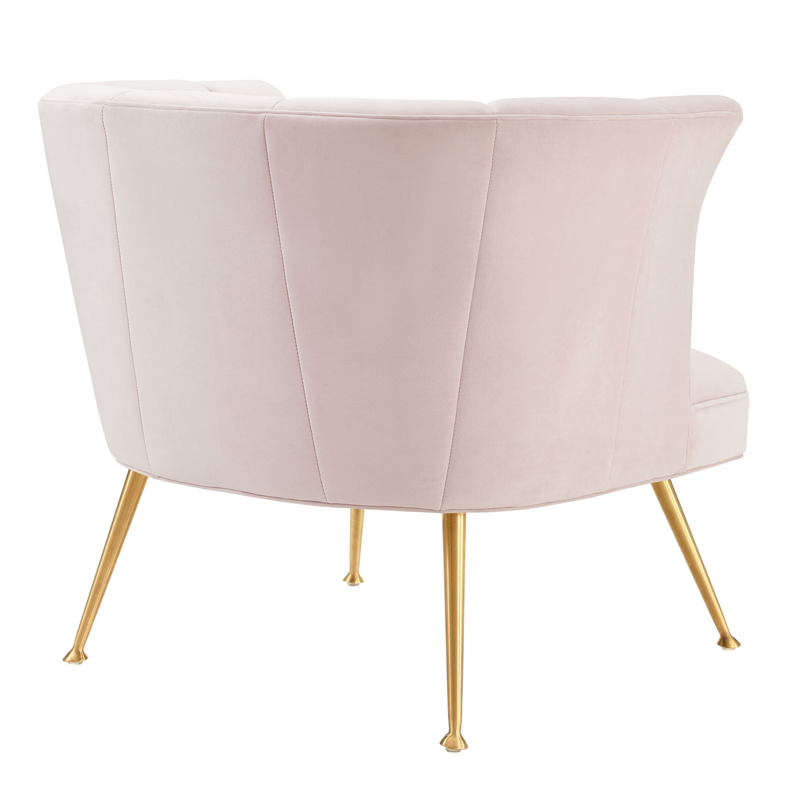 Veronica Channel Tufted Performance Velvet Armchair-Armchair-Modway-Wall2Wall Furnishings