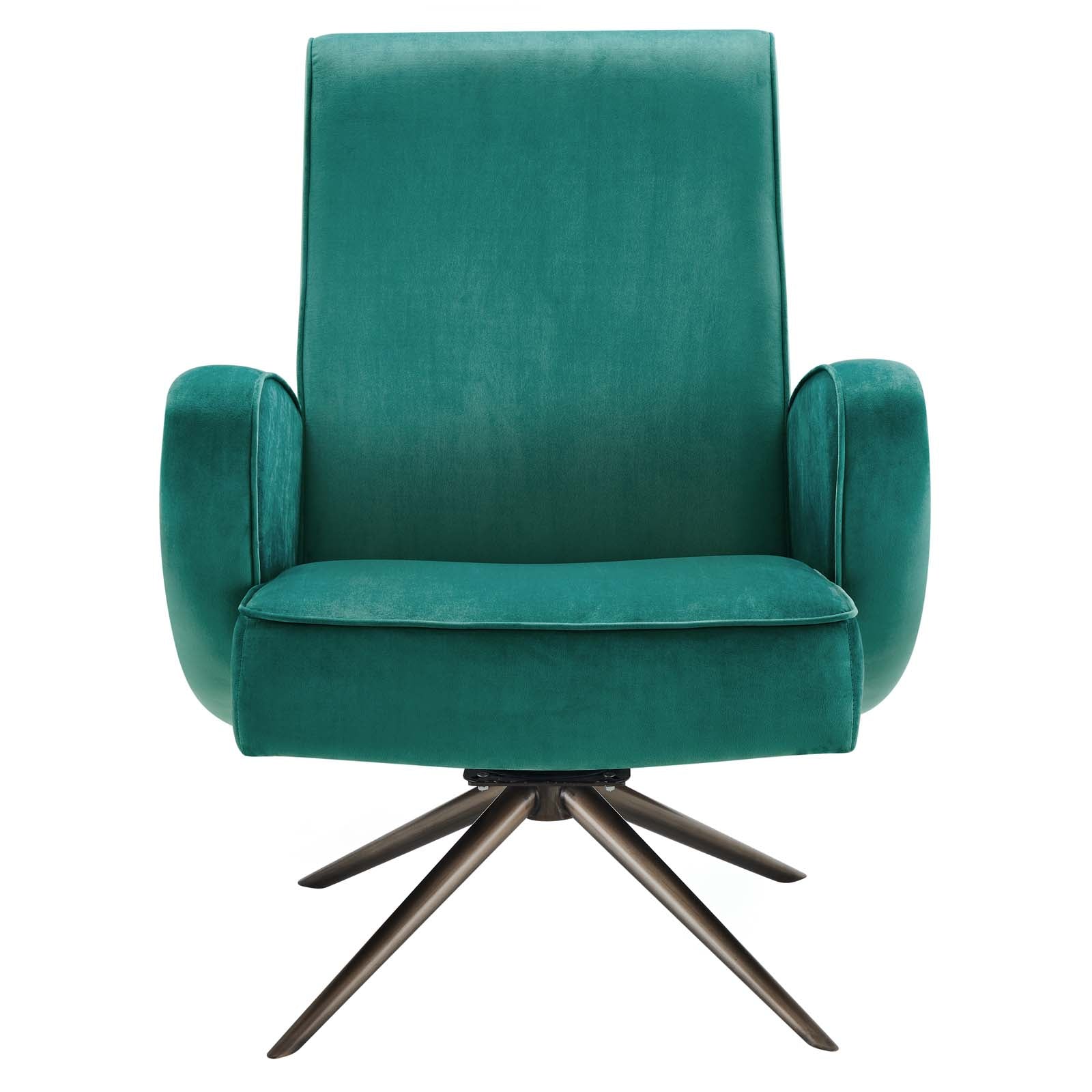 Superior Performance Velvet Swivel Chair-Chair-Modway-Wall2Wall Furnishings