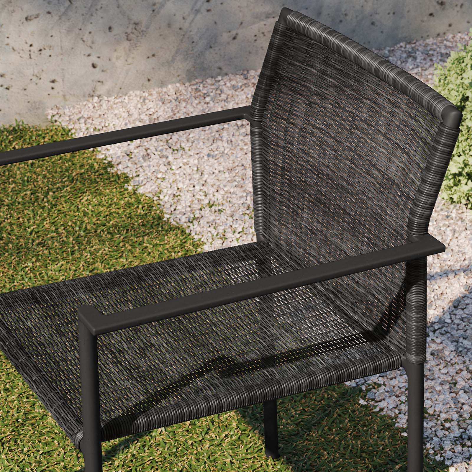 Lagoon Outdoor Patio Dining Armchairs Set of 2-Dining Set-Modway-Wall2Wall Furnishings