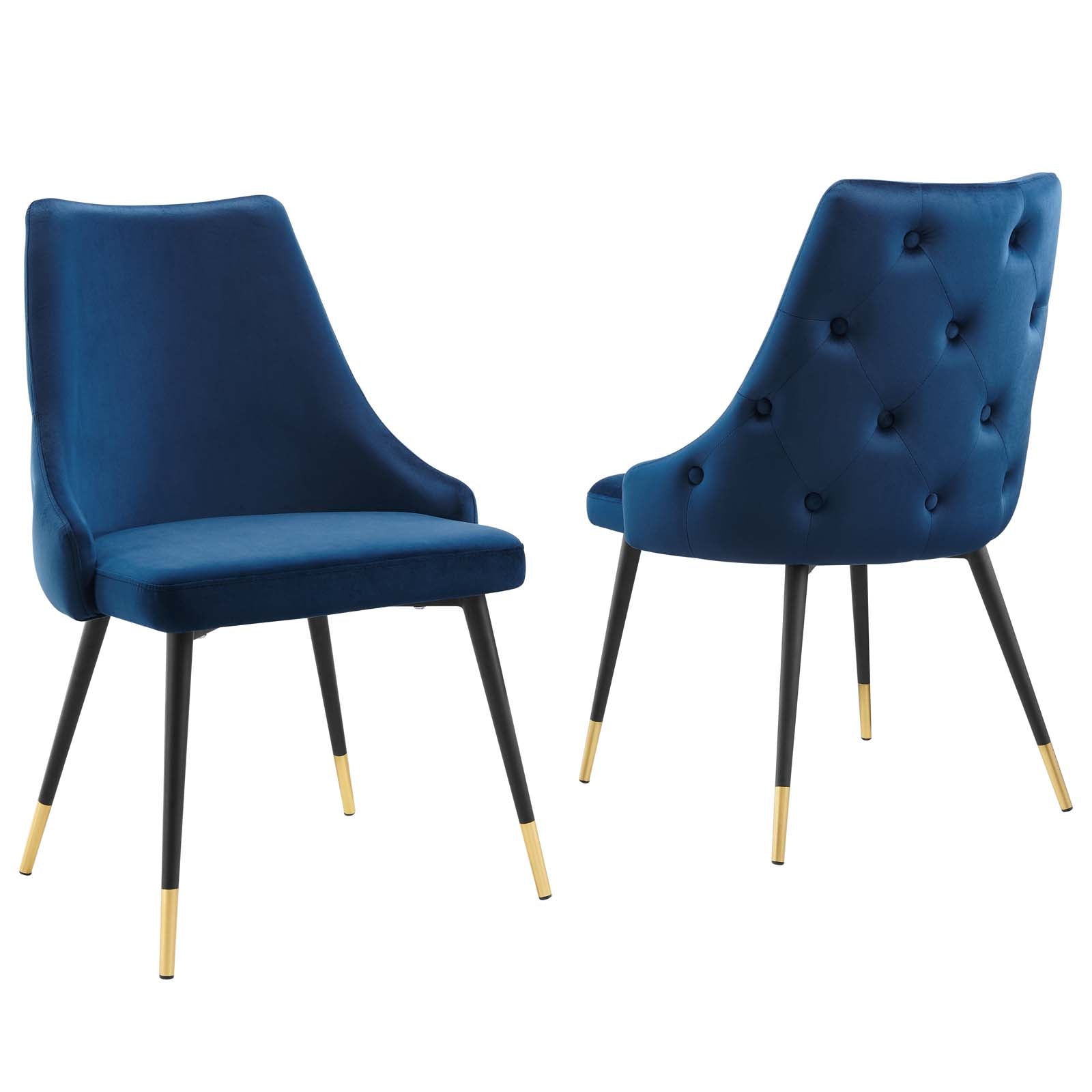 Adorn Dining Side Chair Performance Velvet Set of 2-Dining Chair-Modway-Wall2Wall Furnishings