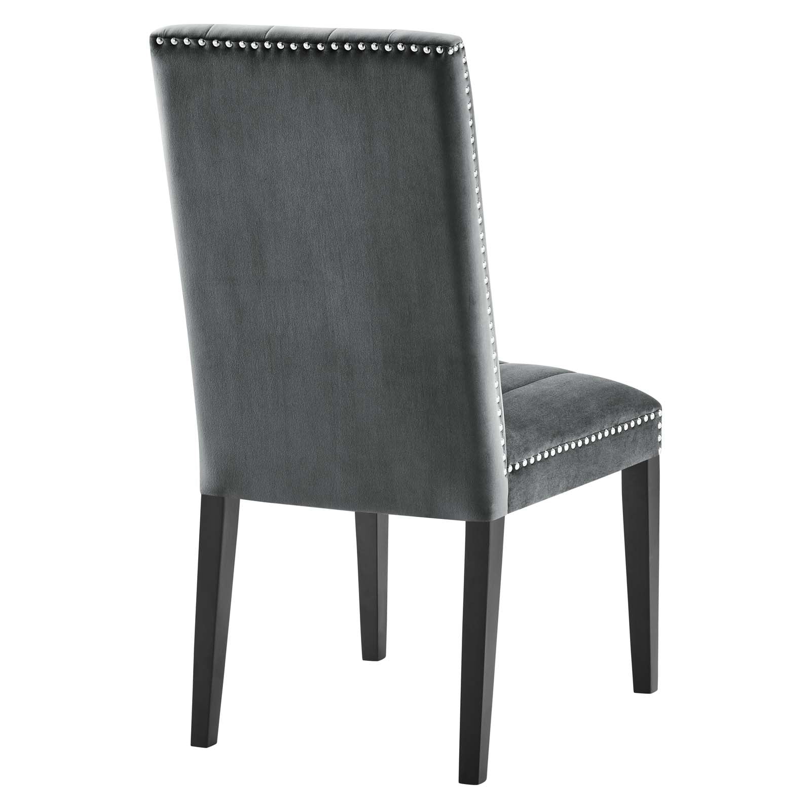 Catalyst Performance Velvet Dining Side Chairs - Set of 2-Dining Chair-Modway-Wall2Wall Furnishings