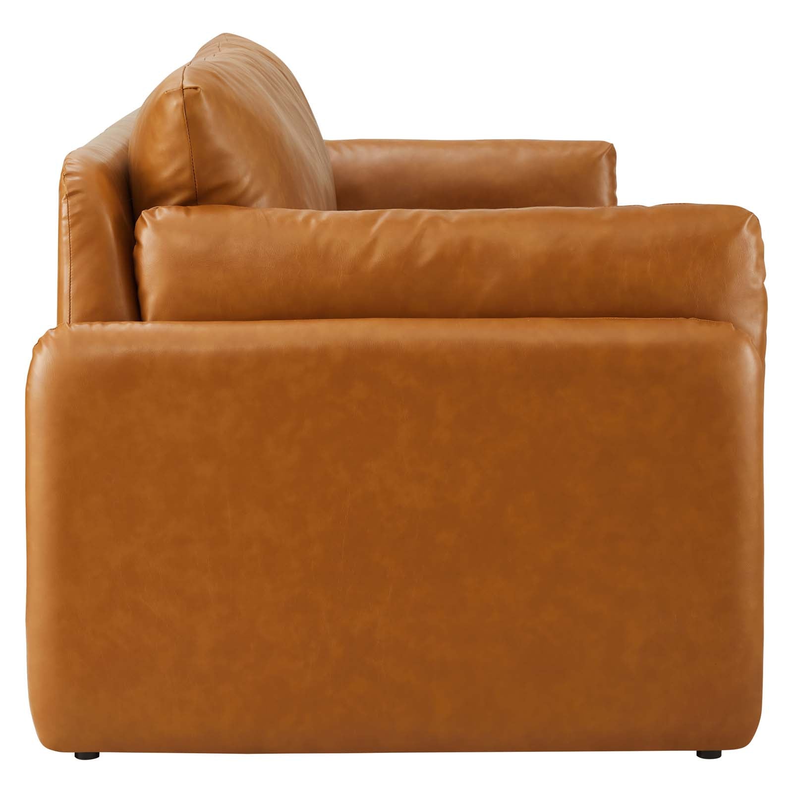 Indicate Vegan Leather Sofa-Sofa-Modway-Wall2Wall Furnishings
