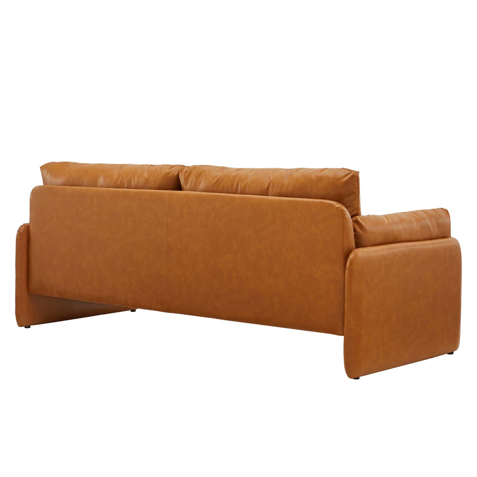 Indicate Vegan Leather Sofa-Sofa-Modway-Wall2Wall Furnishings