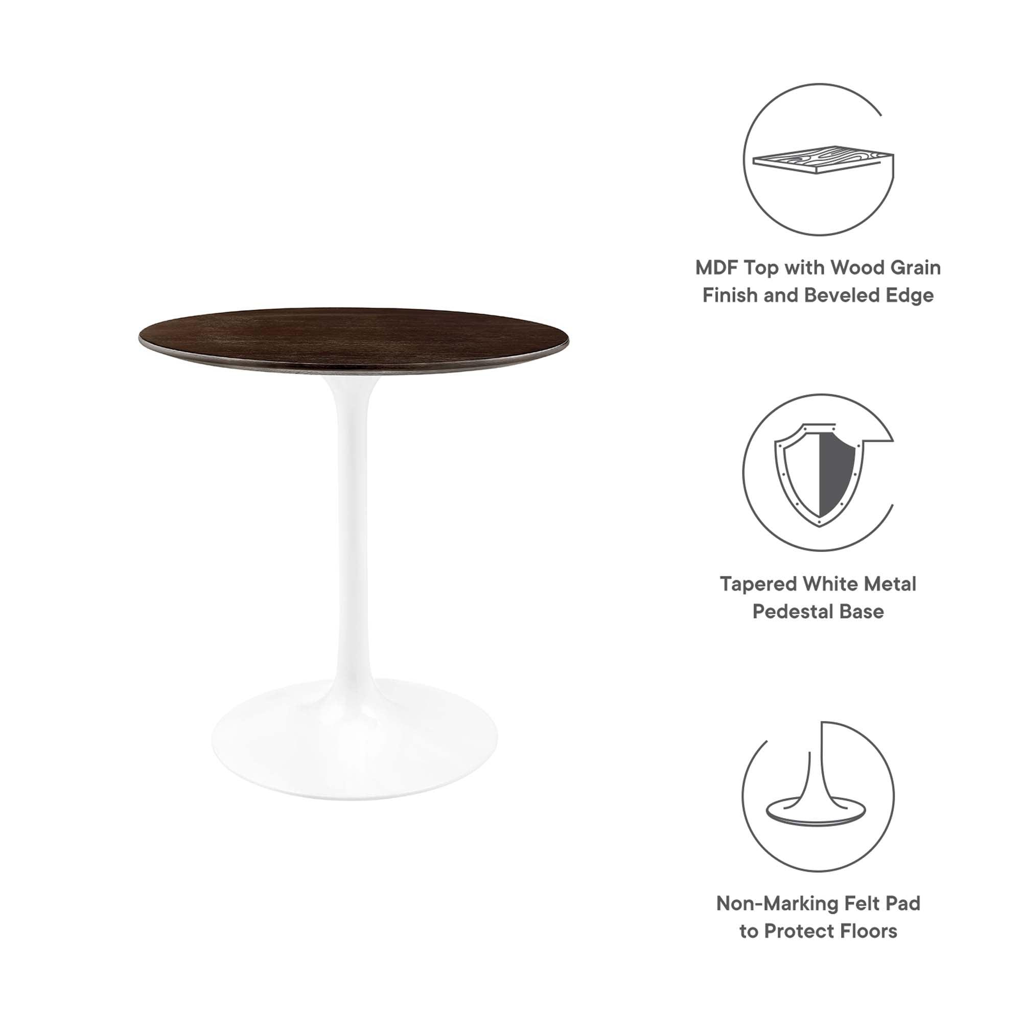 Lippa 28" Round Wood Dining Table