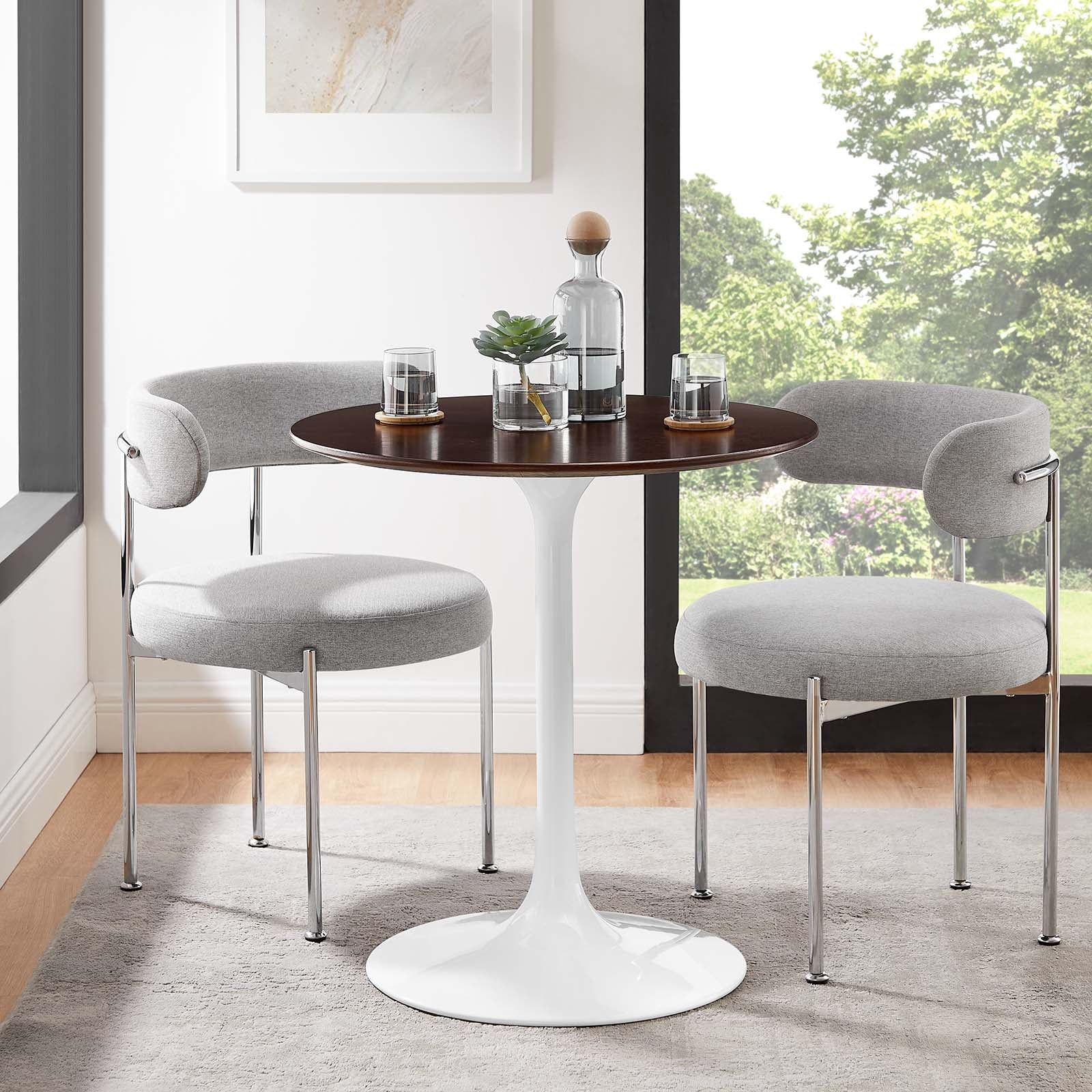 Lippa 28" Dining Table-Dining Table-Modway-Wall2Wall Furnishings