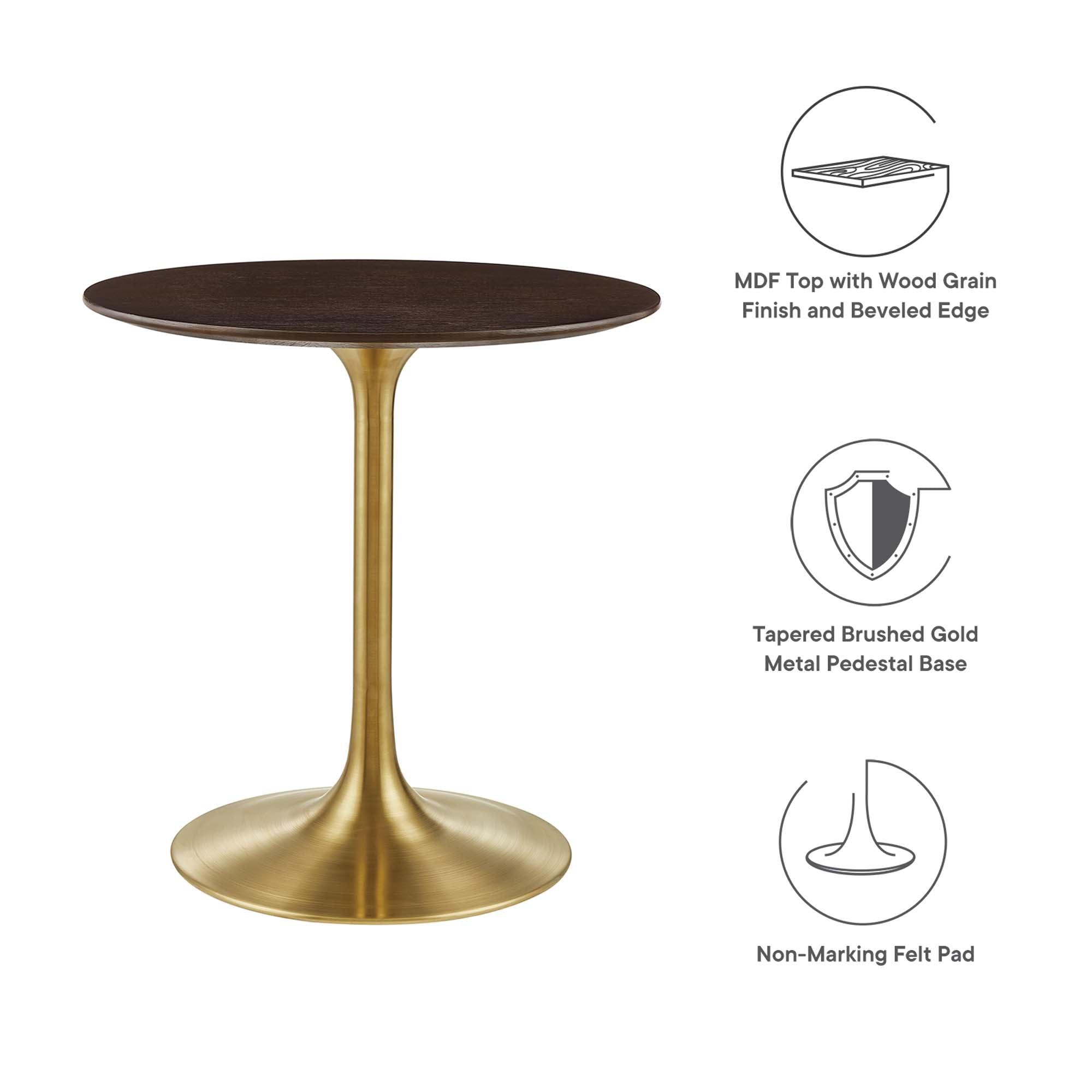 Lippa 28" Round Wood Dining Table