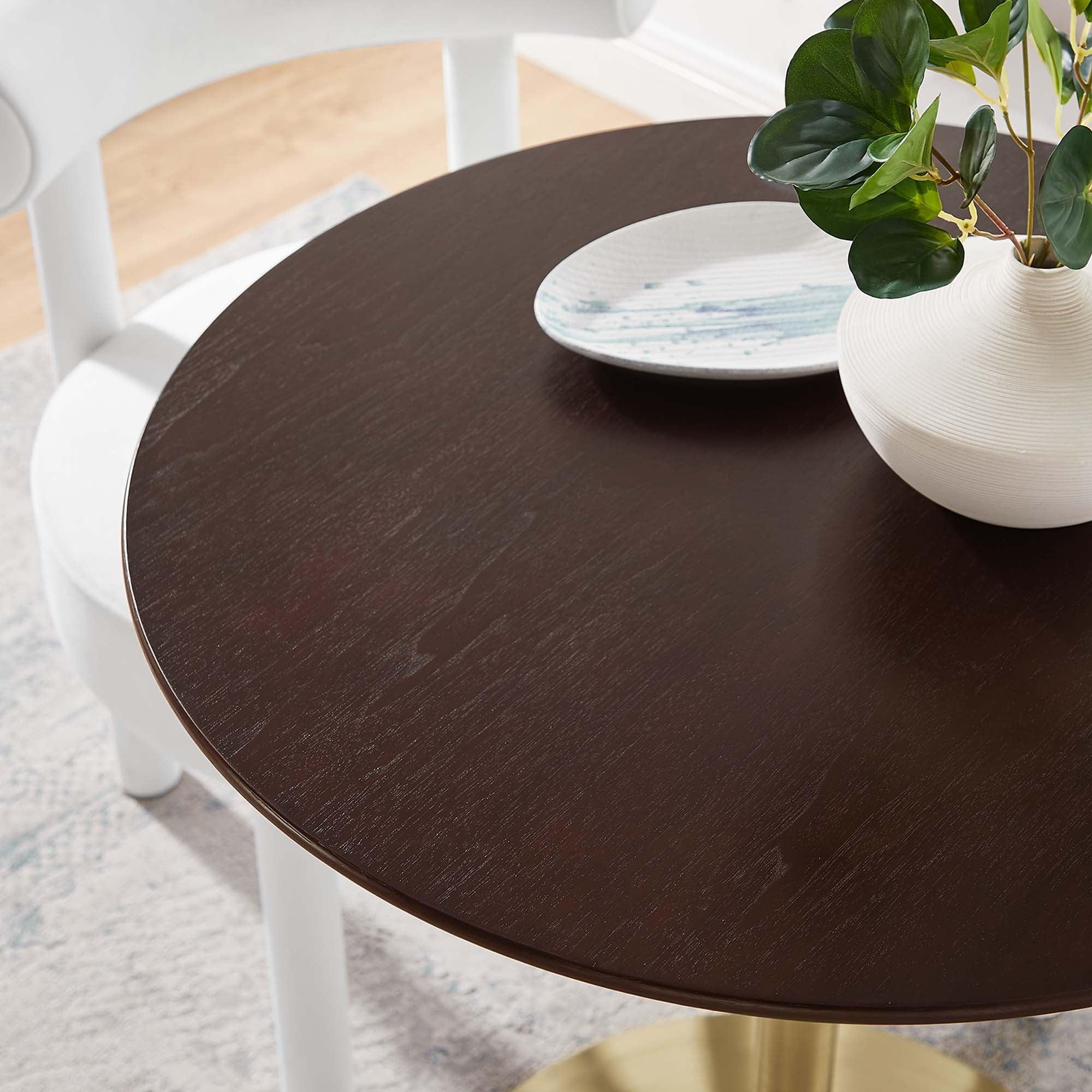 Lippa 28" Round Wood Dining Table