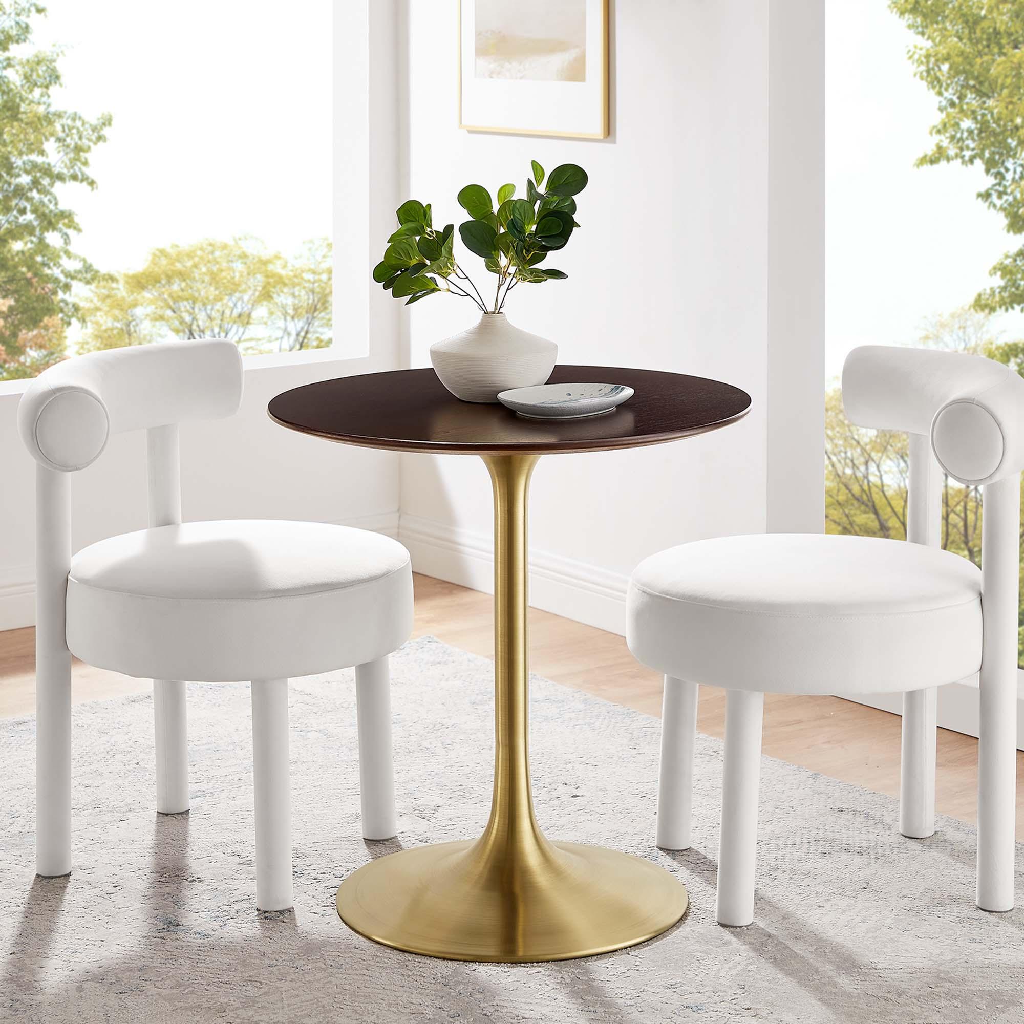 Lippa 28" Round Wood Dining Table