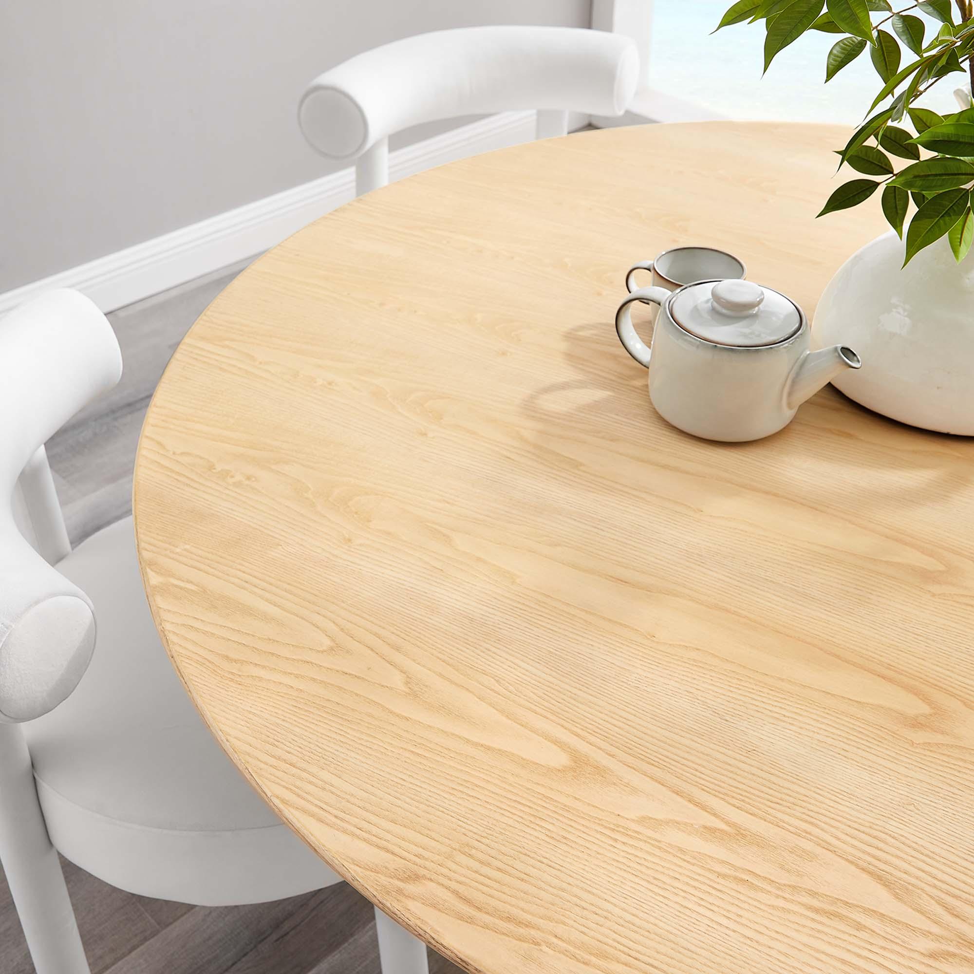 Lippa 60" Round Wood Dining Table