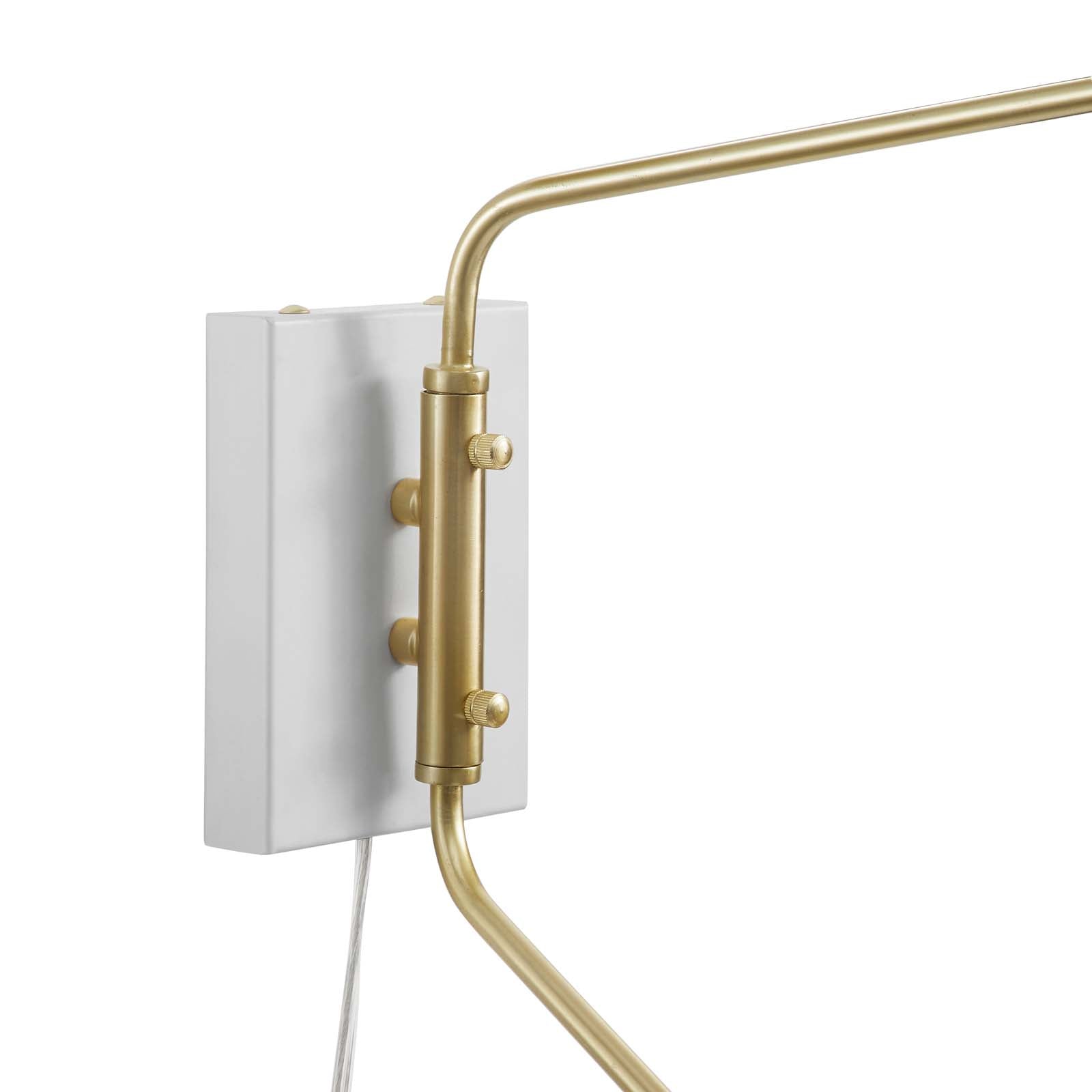 Journey 2-Light Swing Arm Wall Sconce-Ceiling Lamp-Modway-Wall2Wall Furnishings
