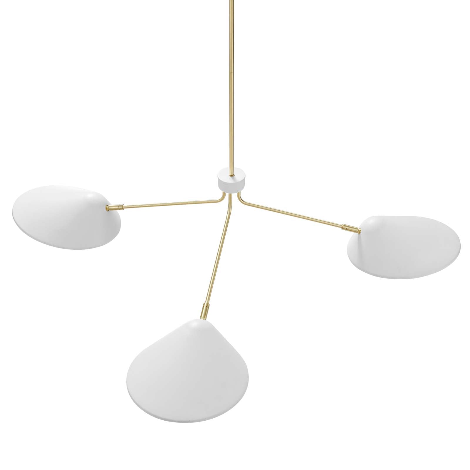 Journey 3-Light 14" Arm Pendant-Ceiling Lamp-Modway-Wall2Wall Furnishings
