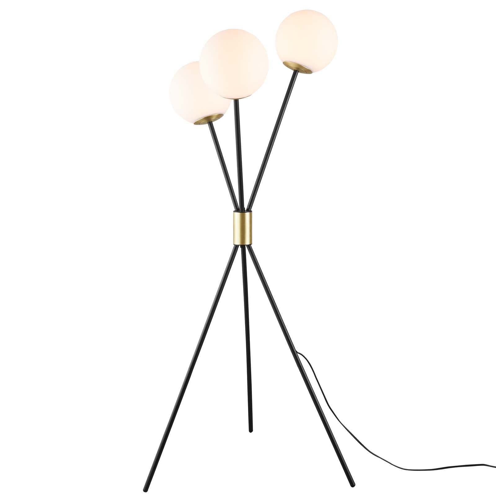 Vera 3-Light Floor Lamp-Floor Lamp-Modway-Wall2Wall Furnishings