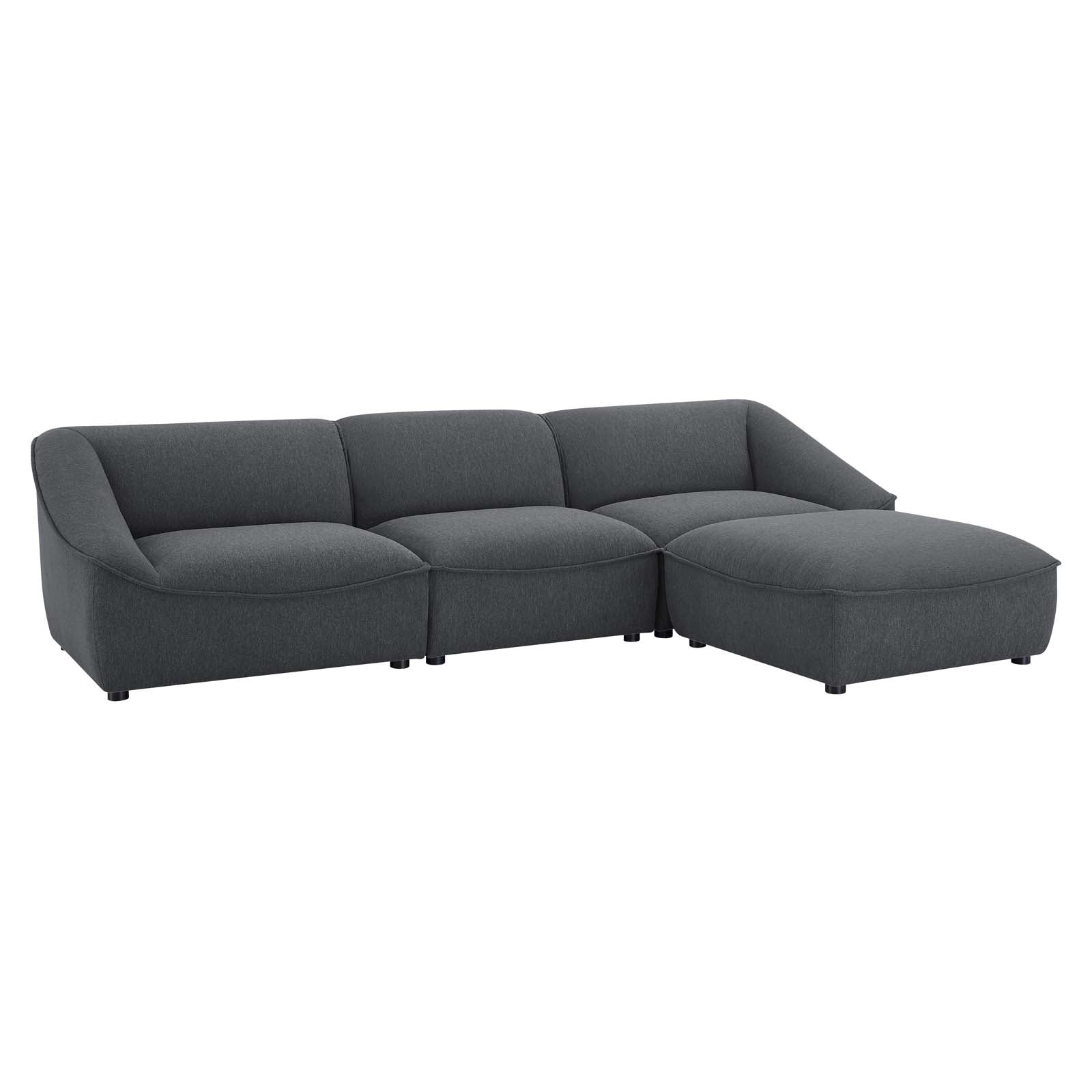 Comprise 4-Piece Living Room Set-Sofa Set-Modway-Wall2Wall Furnishings