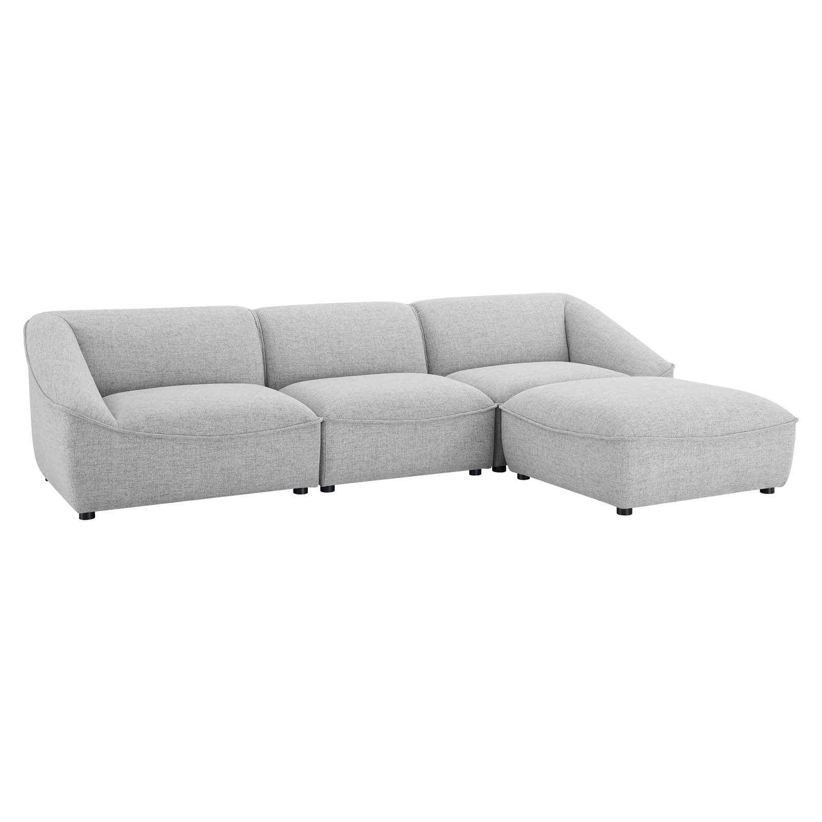 Comprise 4-Piece Living Room Set-Sofa Set-Modway-Wall2Wall Furnishings