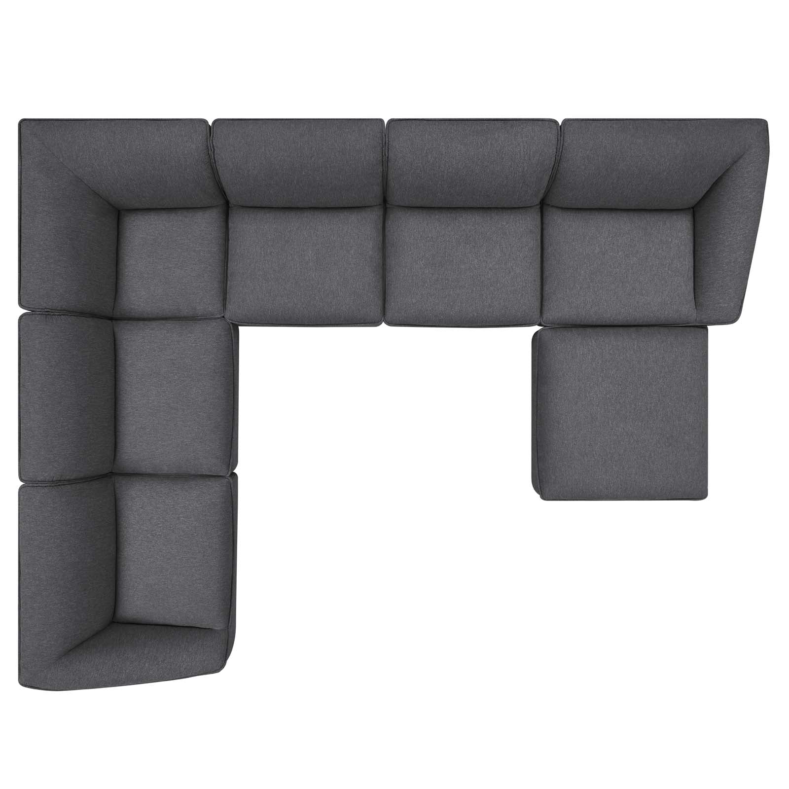 Comprise 7-Piece Sectional Sofa-Sectional-Modway-Wall2Wall Furnishings