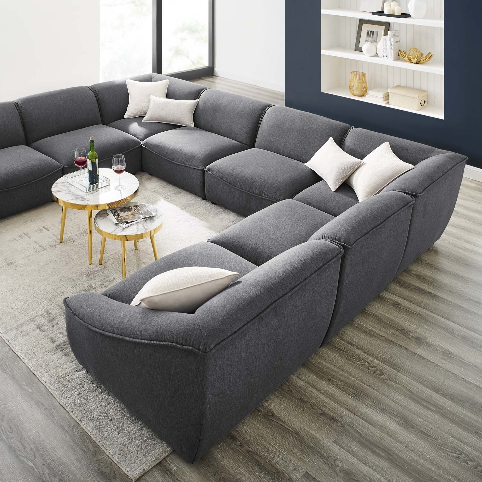 Comprise 8-Piece Sectional Sofa-Sectional-Modway-Wall2Wall Furnishings