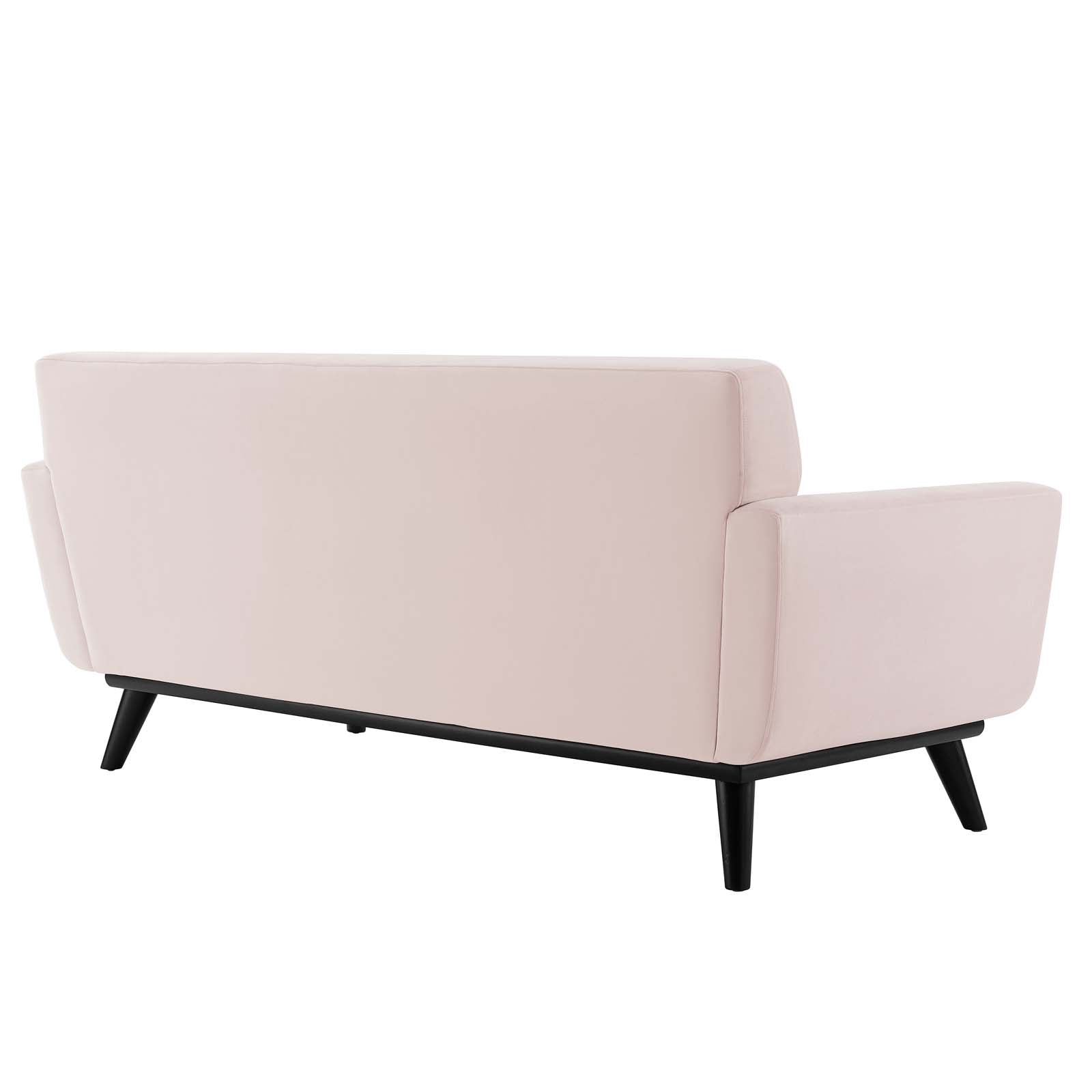 Engage Channel Tufted Performance Velvet Loveseat-Loveseat-Modway-Wall2Wall Furnishings