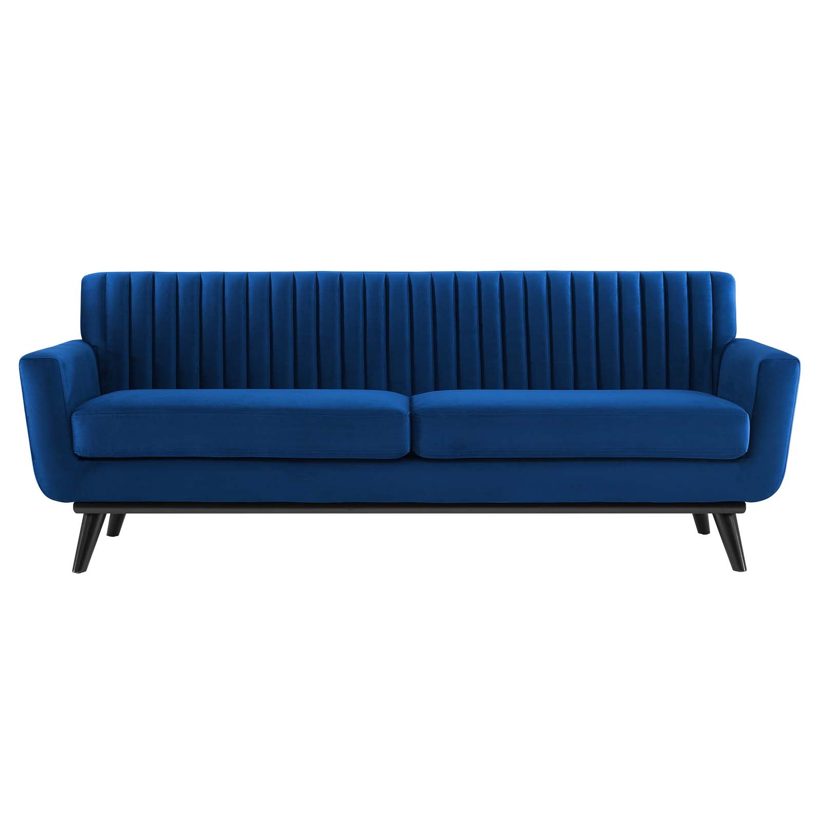 Engage Channel Tufted Performance Velvet Sofa-Sofa-Modway-Wall2Wall Furnishings