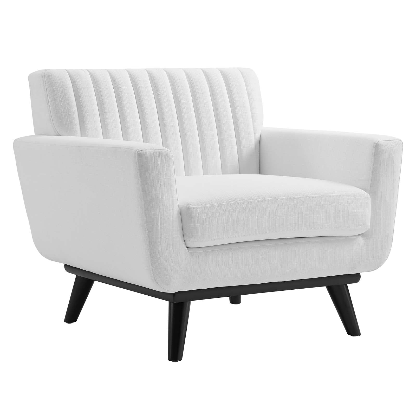 Engage Channel Tufted Fabric Armchair-Armchair-Modway-Wall2Wall Furnishings