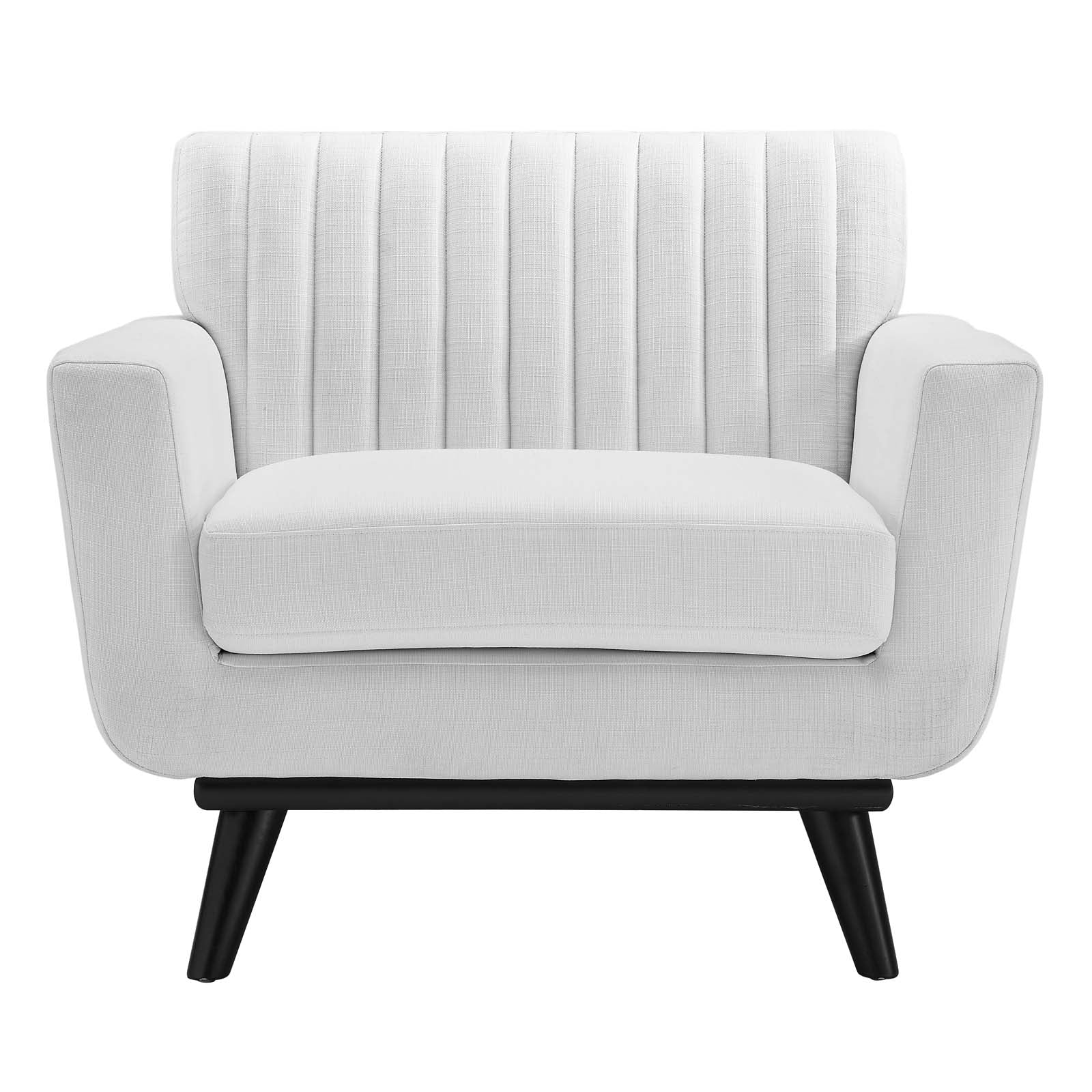 Engage Channel Tufted Fabric Armchair-Armchair-Modway-Wall2Wall Furnishings