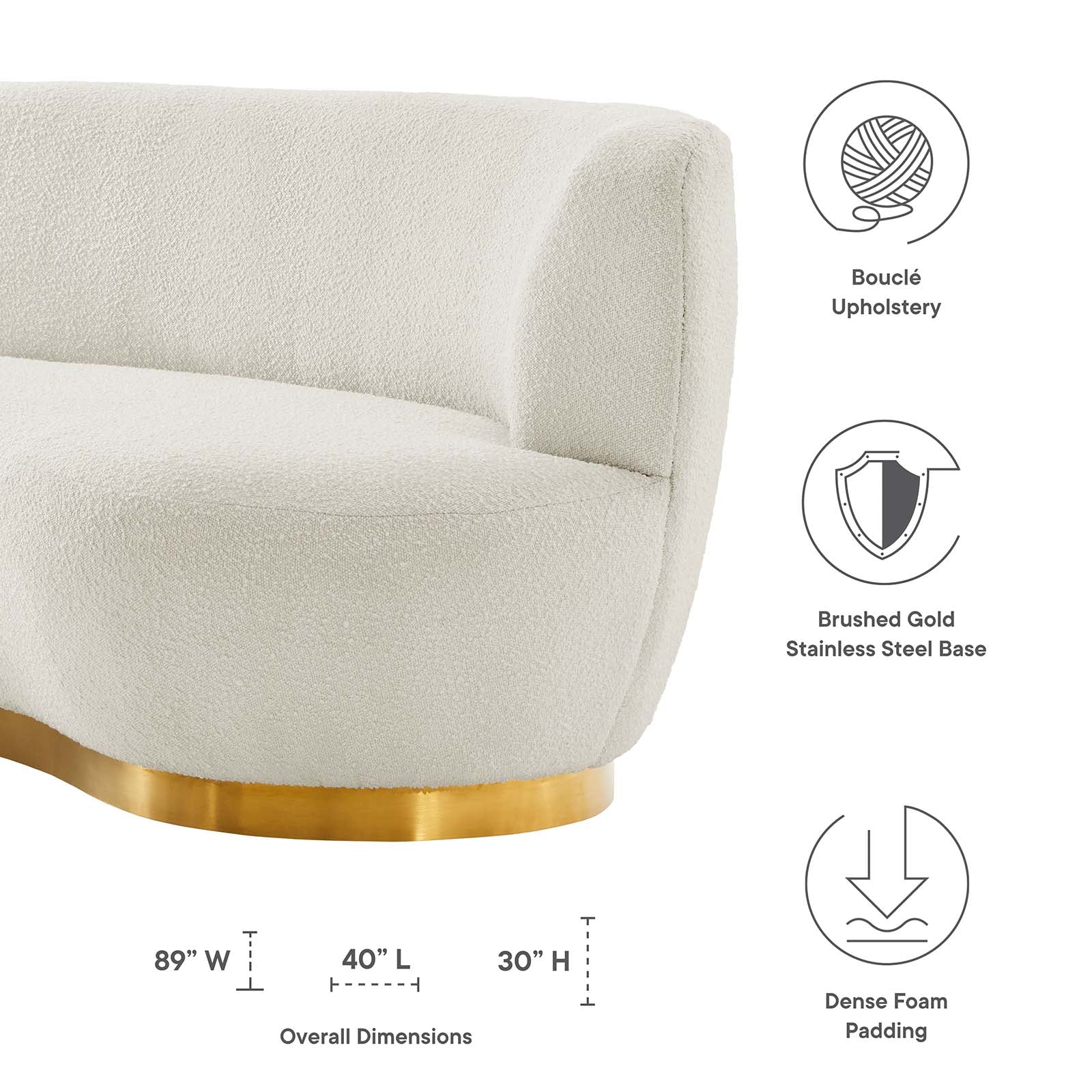 Kindred Upholstered Fabric Sofa-Sofa-Modway-Wall2Wall Furnishings