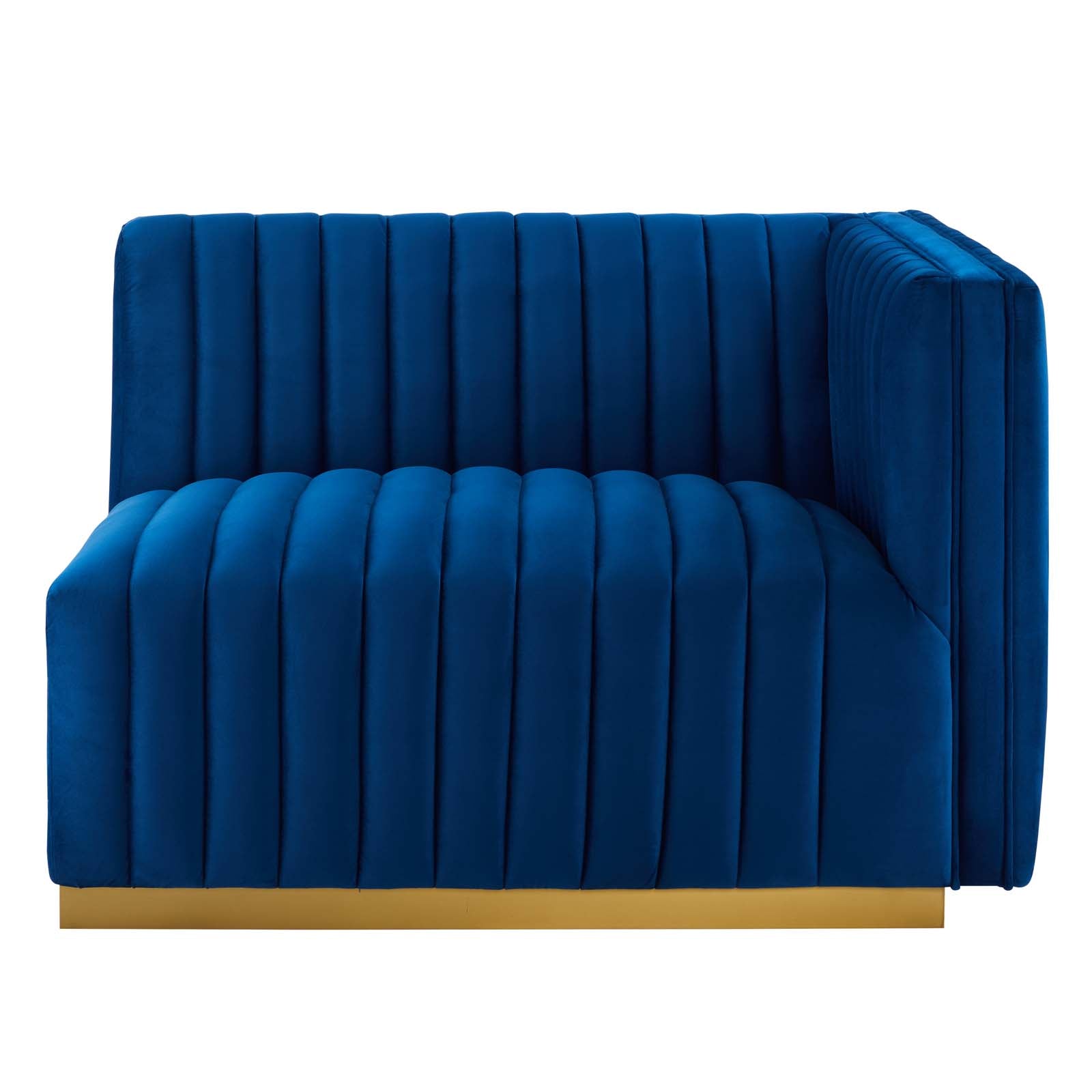 Conjure Channel Tufted Performance Velvet Right-Arm Chair-Chair-Modway-Wall2Wall Furnishings